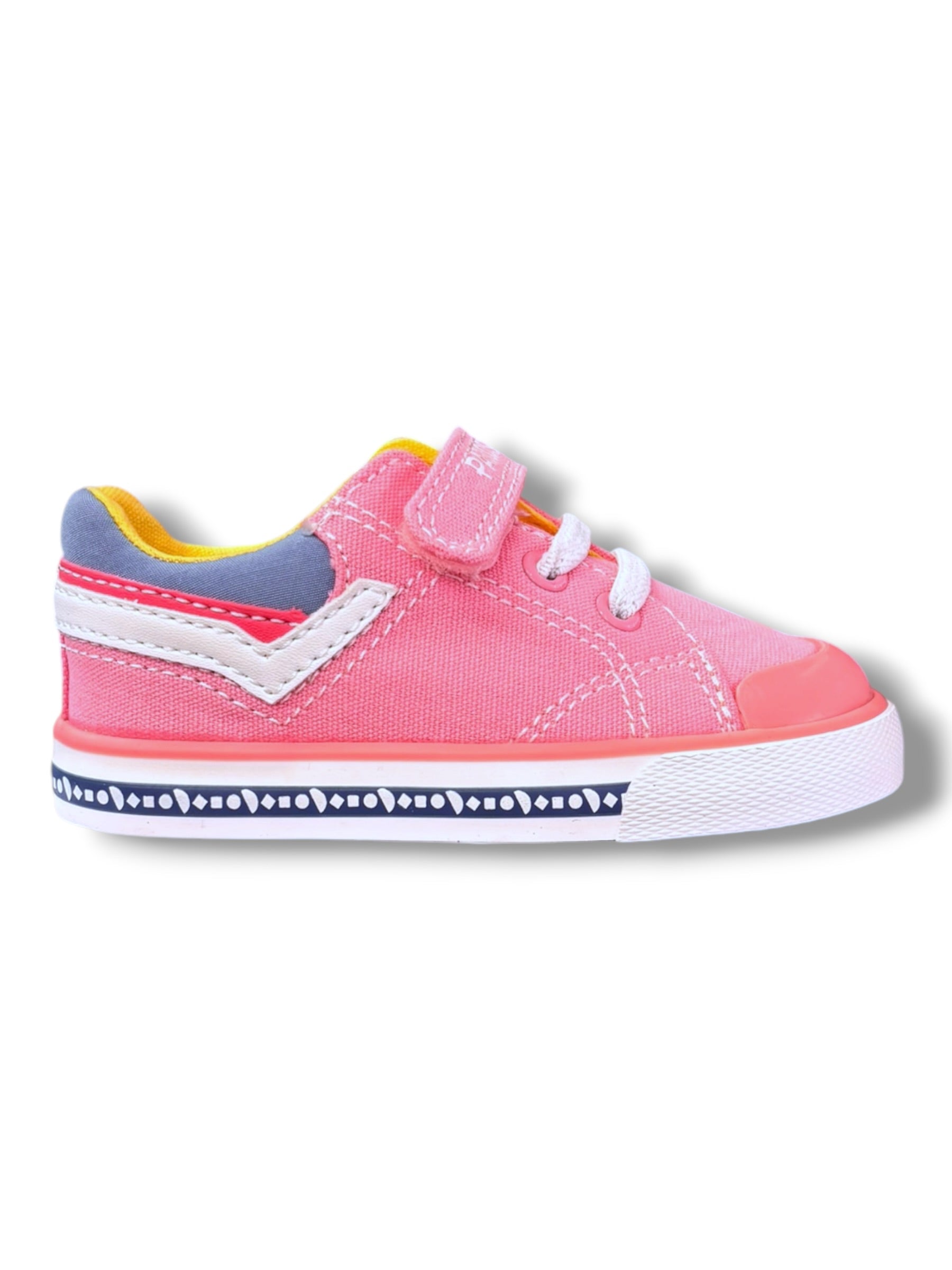 Pablosky - Girls pink canvas shoe - 984570