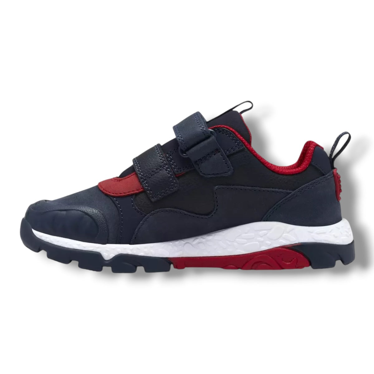 Clarks - Boys navy/red velcro shoe - Steggy2Track K