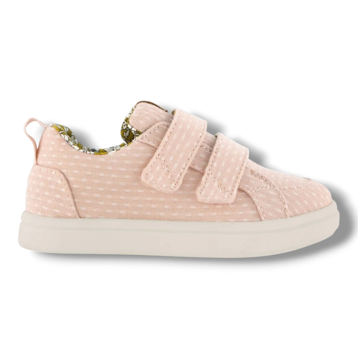 Toms - Girls pink/polka dot canvas  - Cruz Double Strap