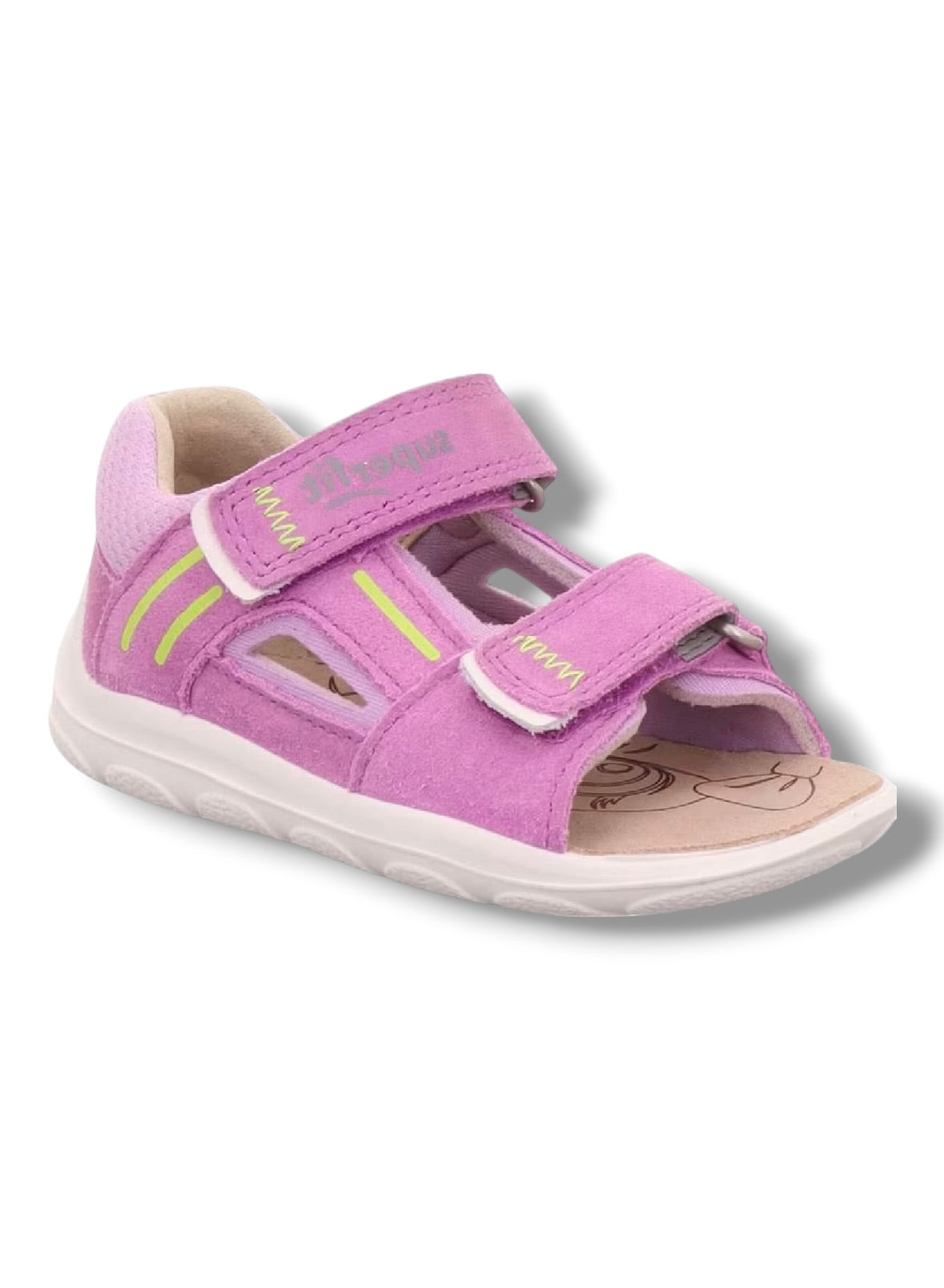 Superfit - Girls pink suede sandal - Nino