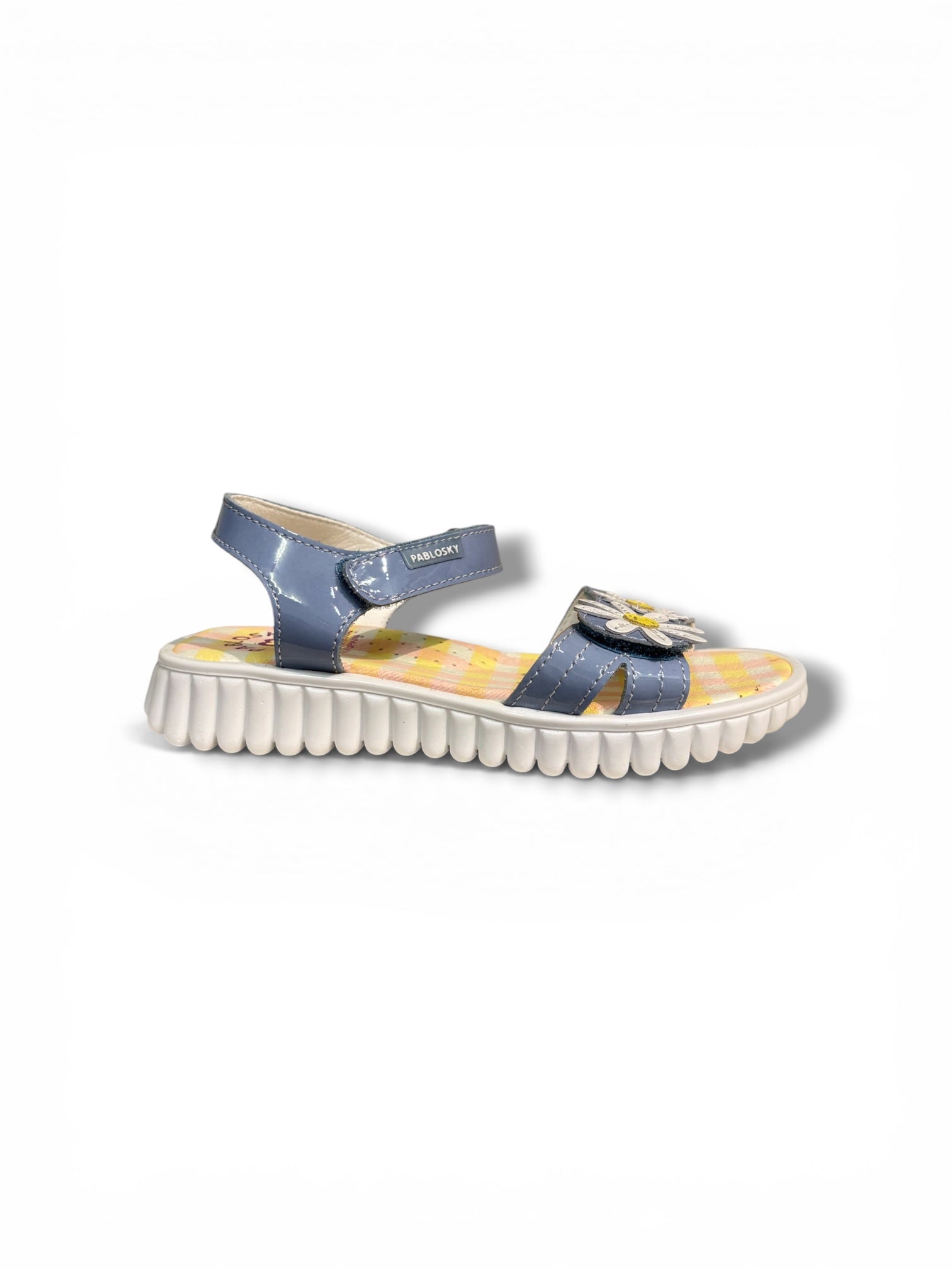 Pablosky - Girls blue daisy sandal - 418749