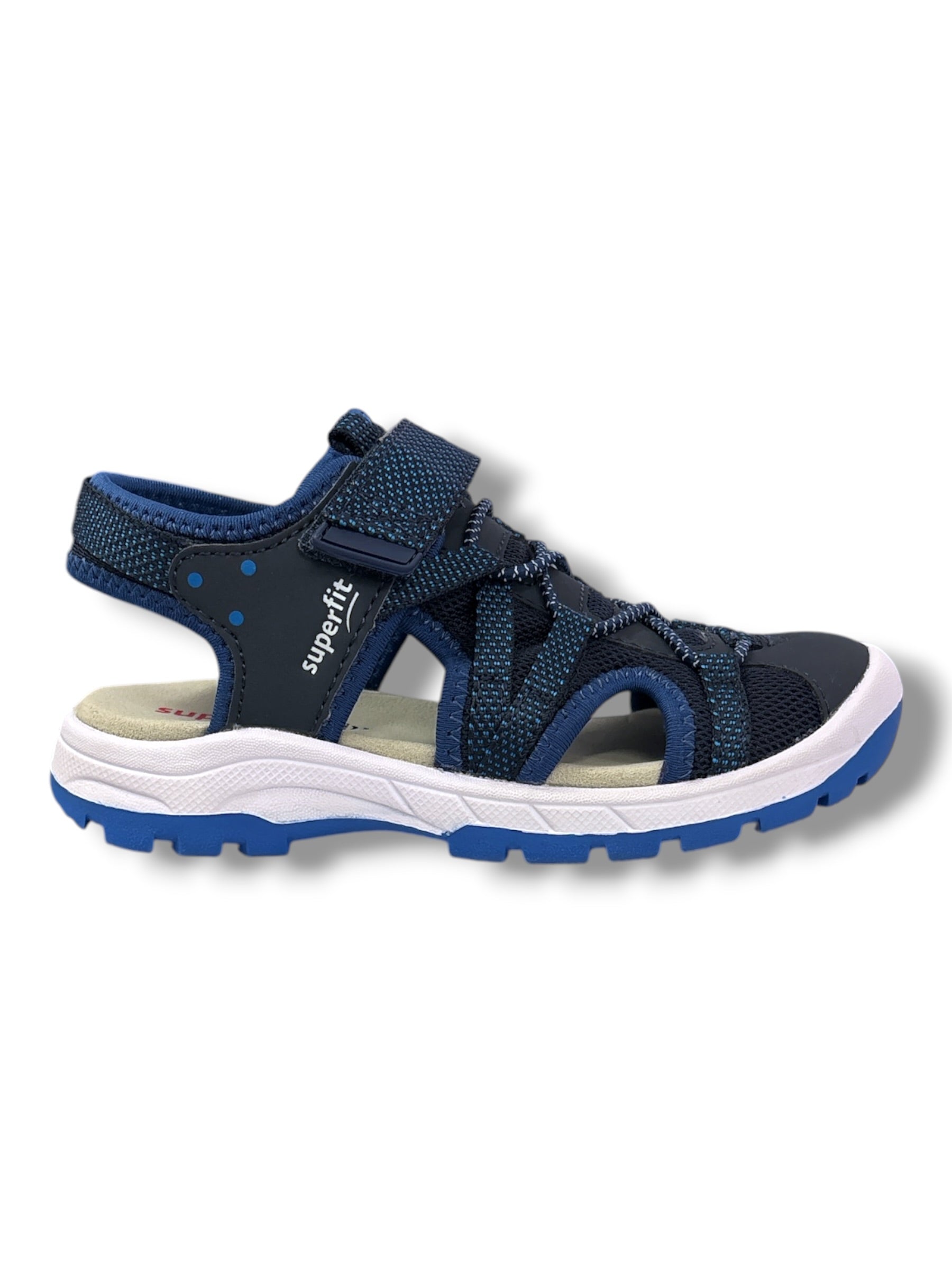 Superfit - Boys navy/blue closed toe sandal - Tornado