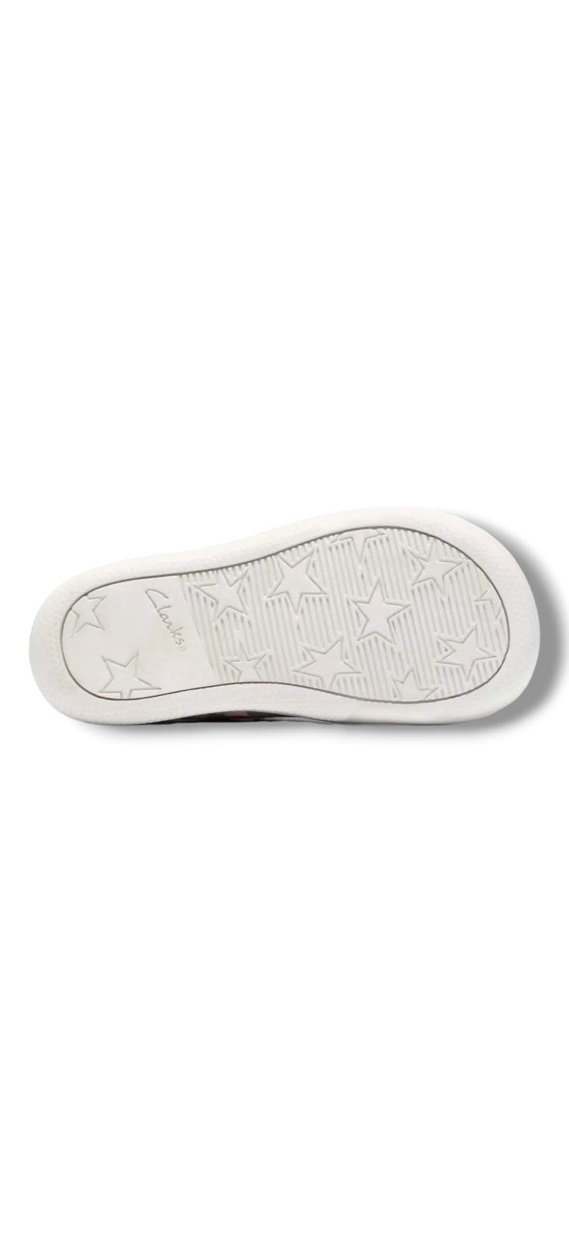 Clarks - Girls silver/multi canvas - Briley Fly T.