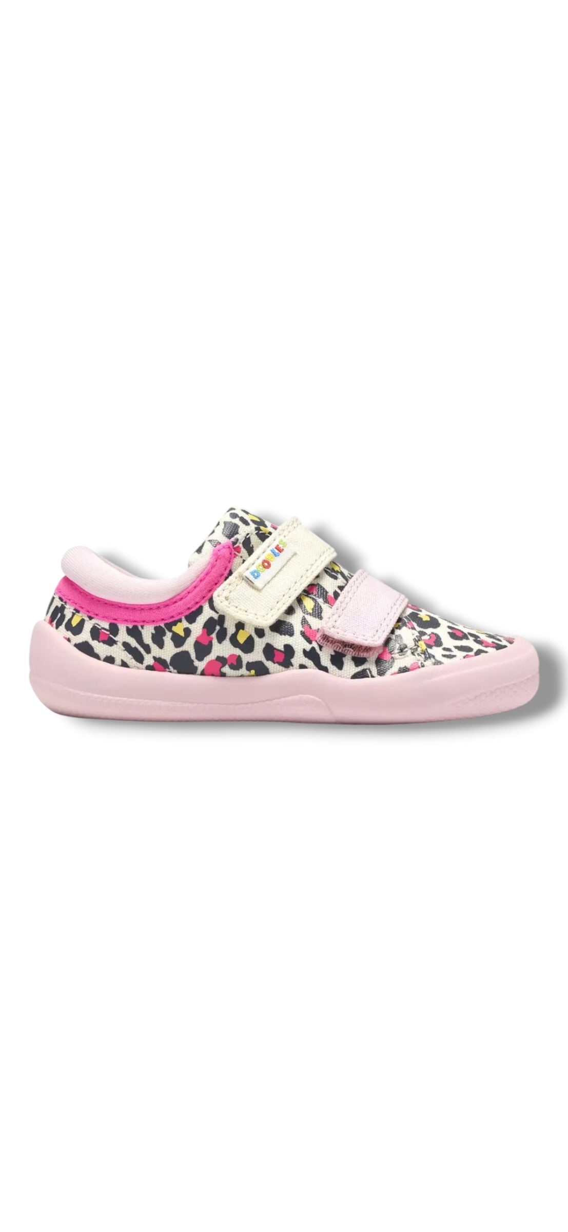 Clarks - Girls pink/multi canvas - Briley Fly T