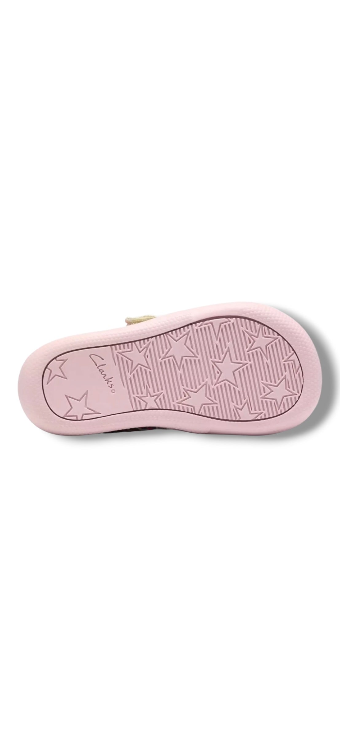 Clarks - Girls pink/multi canvas - Briley Fly T