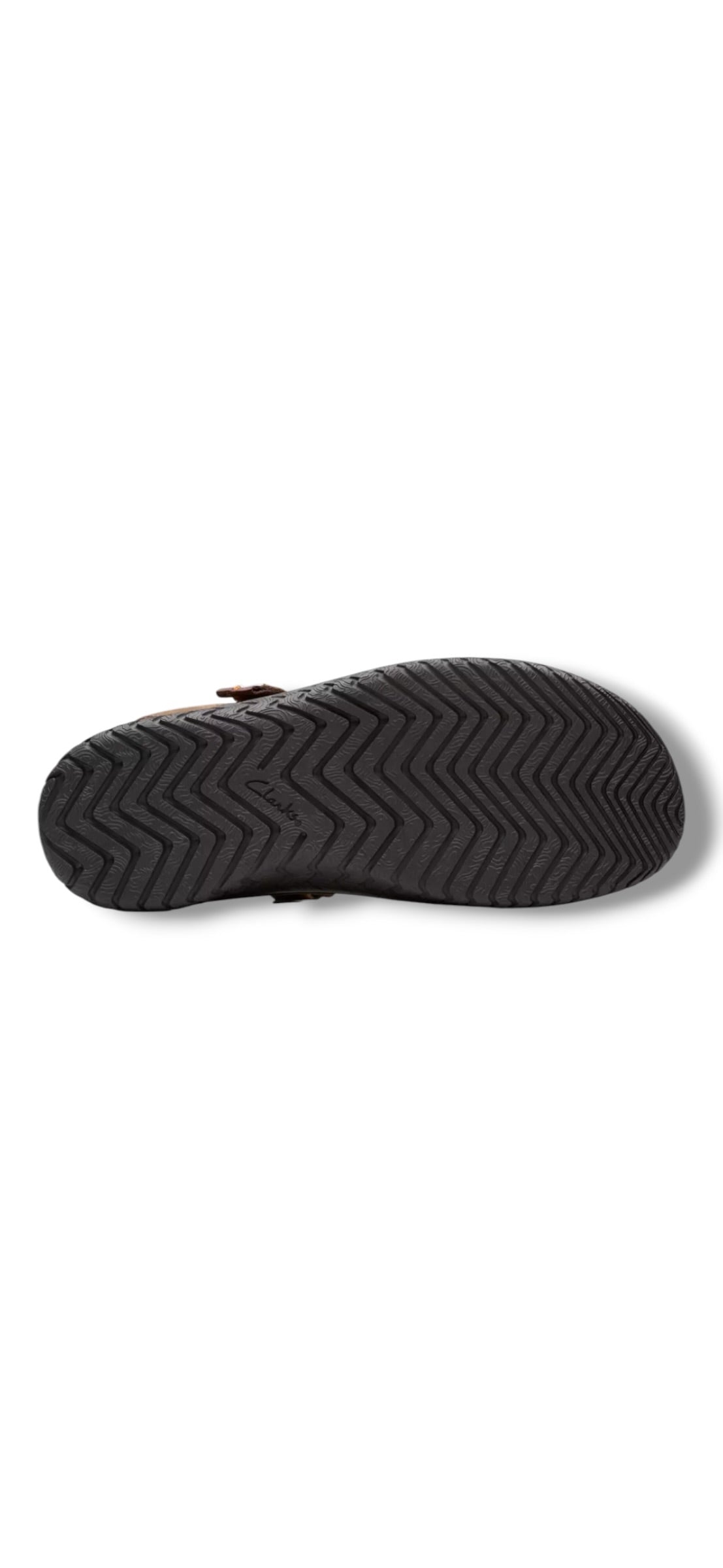 Clarks - Mens brown sandals - Wesley Shore