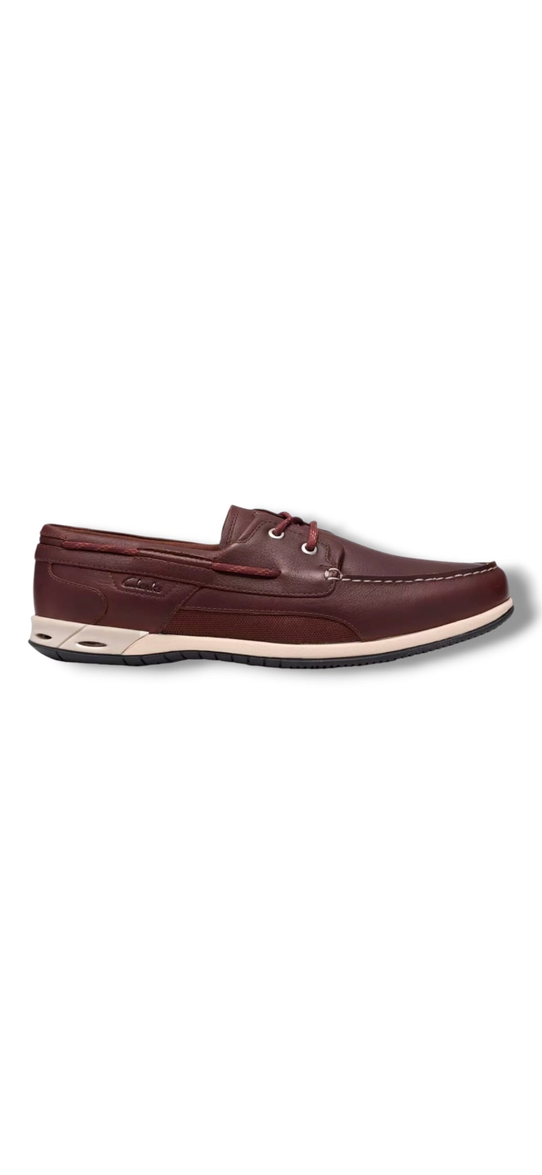 Clarks - Mens brown boat shoe - Orson Sail