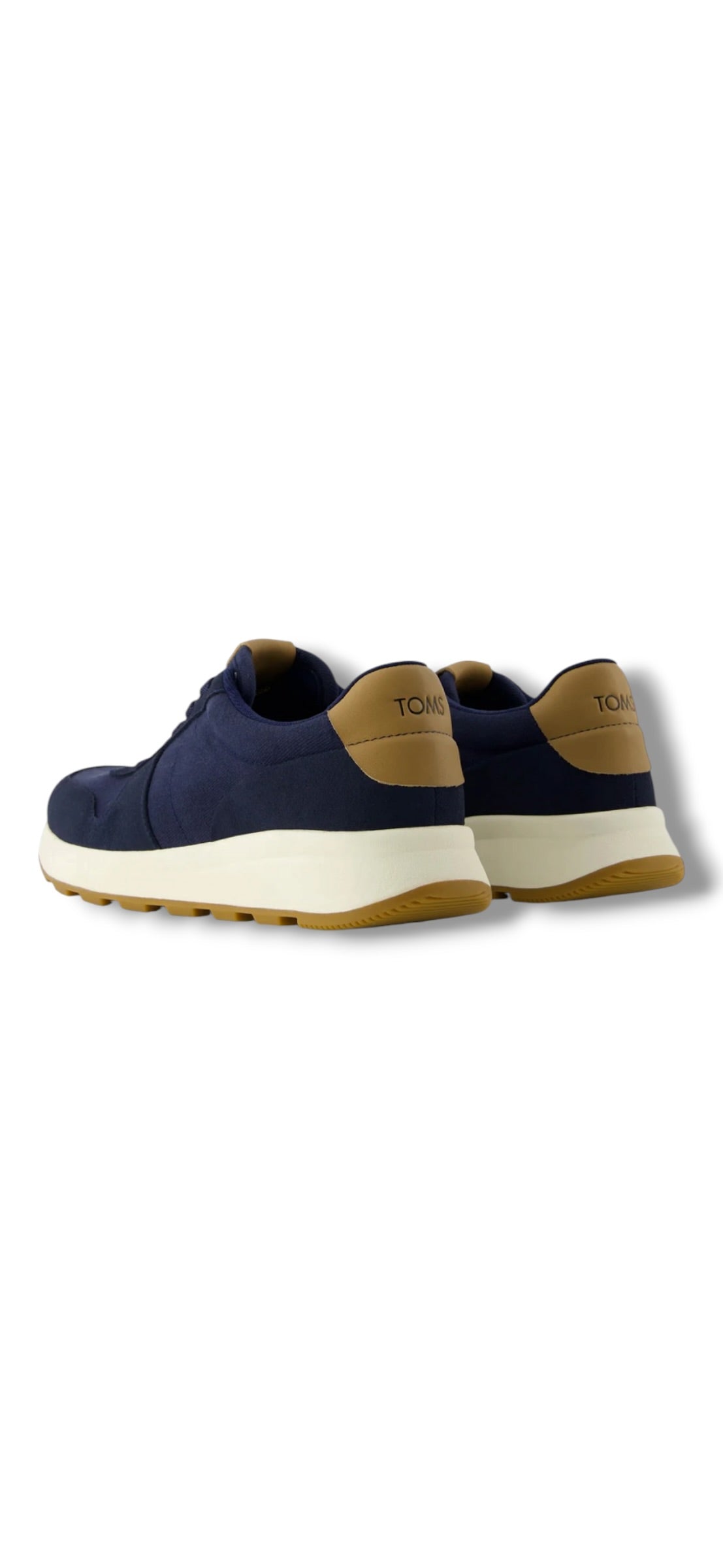Toms - Mens navy slip-on retro shoe - Trvl Lite Retro