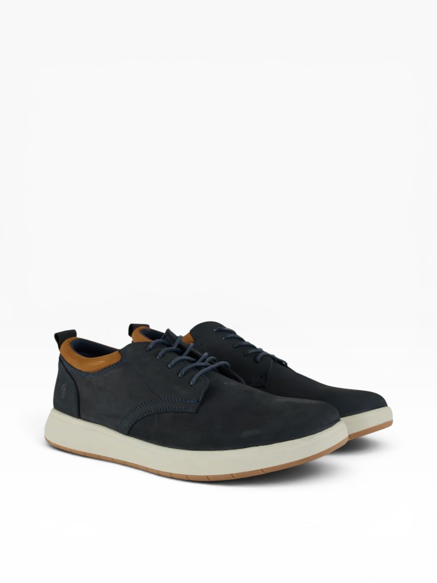 Hush Puppies - Mens navy/tan shoe - Bowen