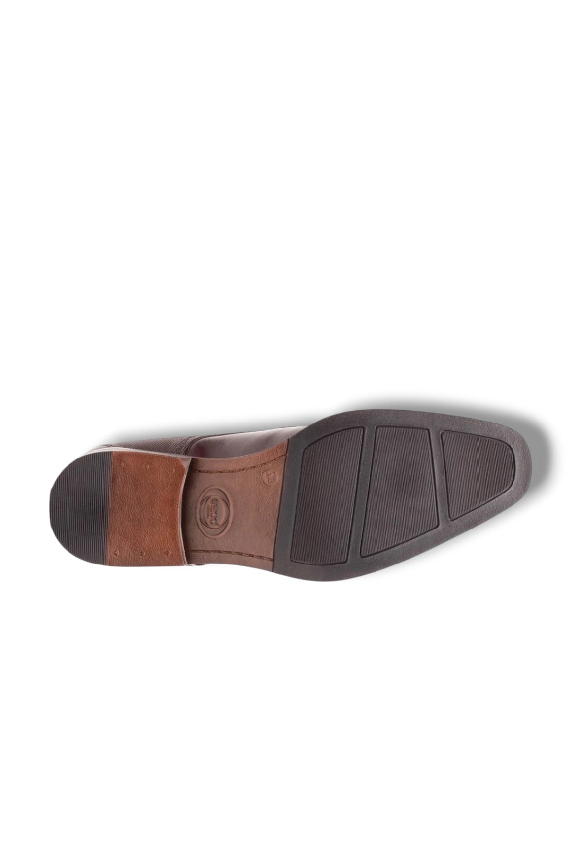 Base London - Mens dark tan shoes - Dome