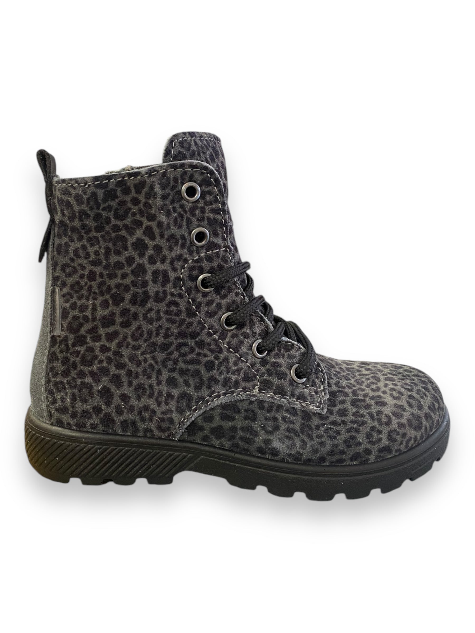 Ricosta - Girls black/leopard print boot - ANNI’