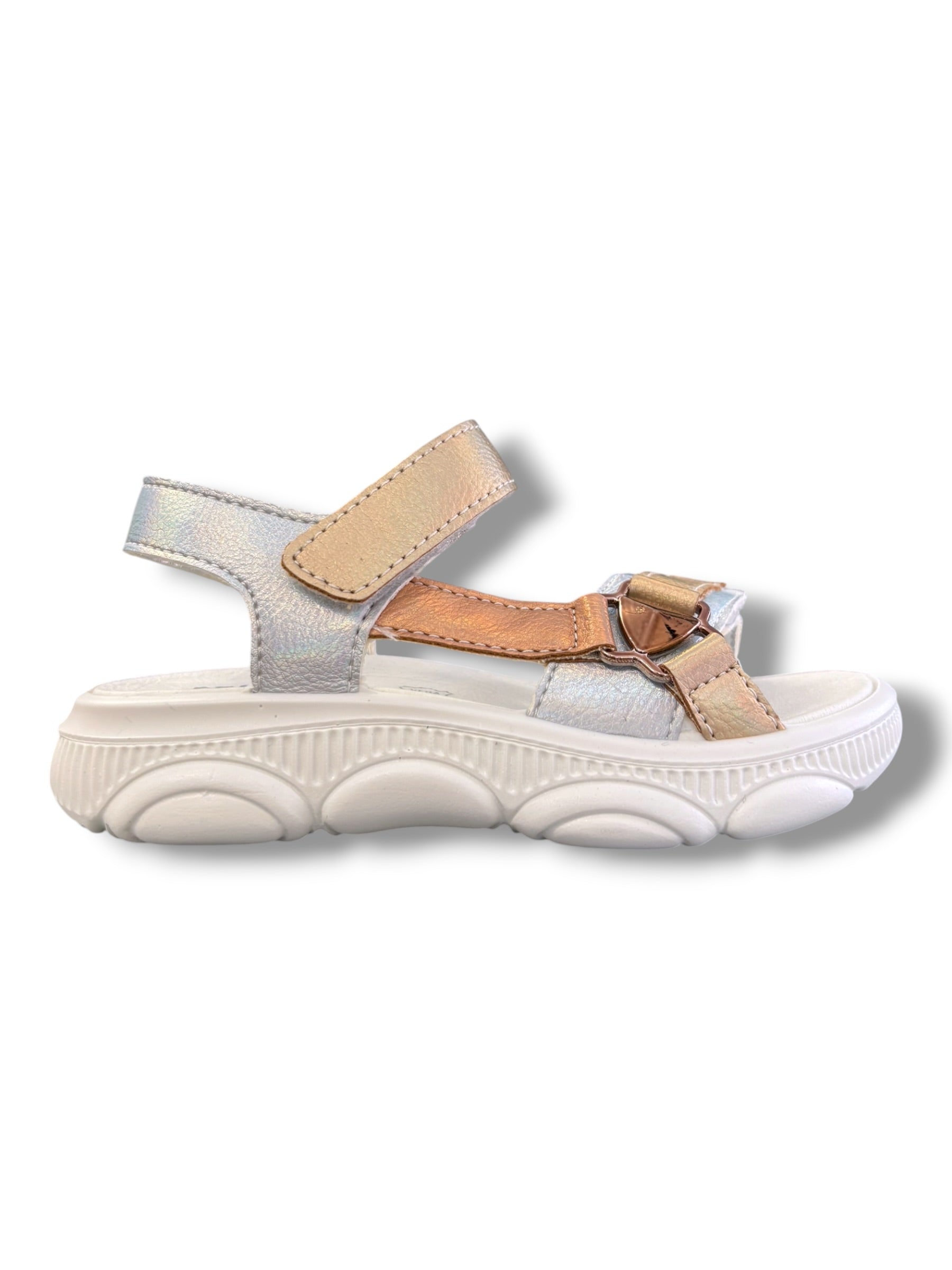 Primigi - Girls silver/gold/white sandal - 1390600