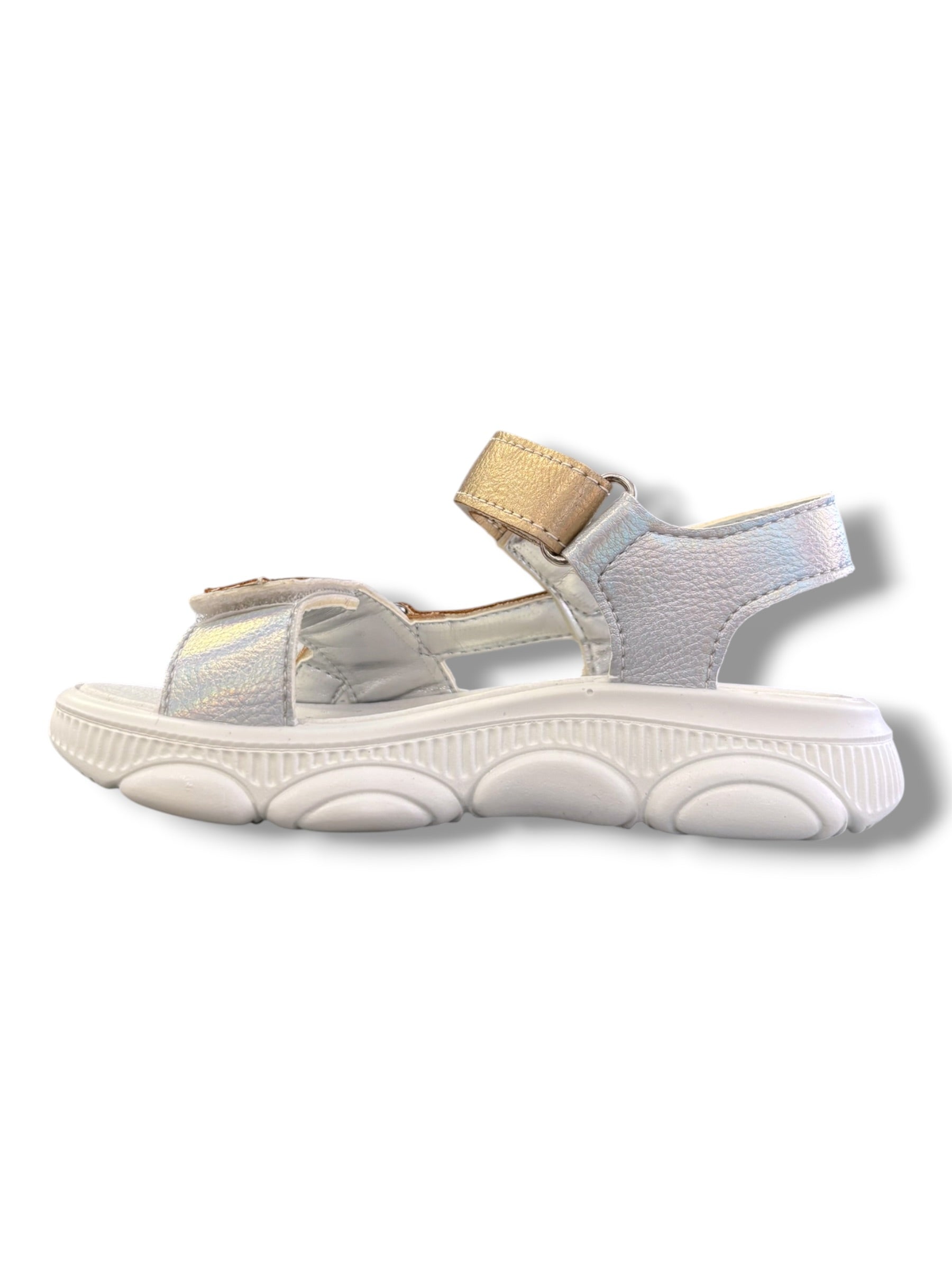 Primigi - Girls silver/gold/white sandal - 1390600
