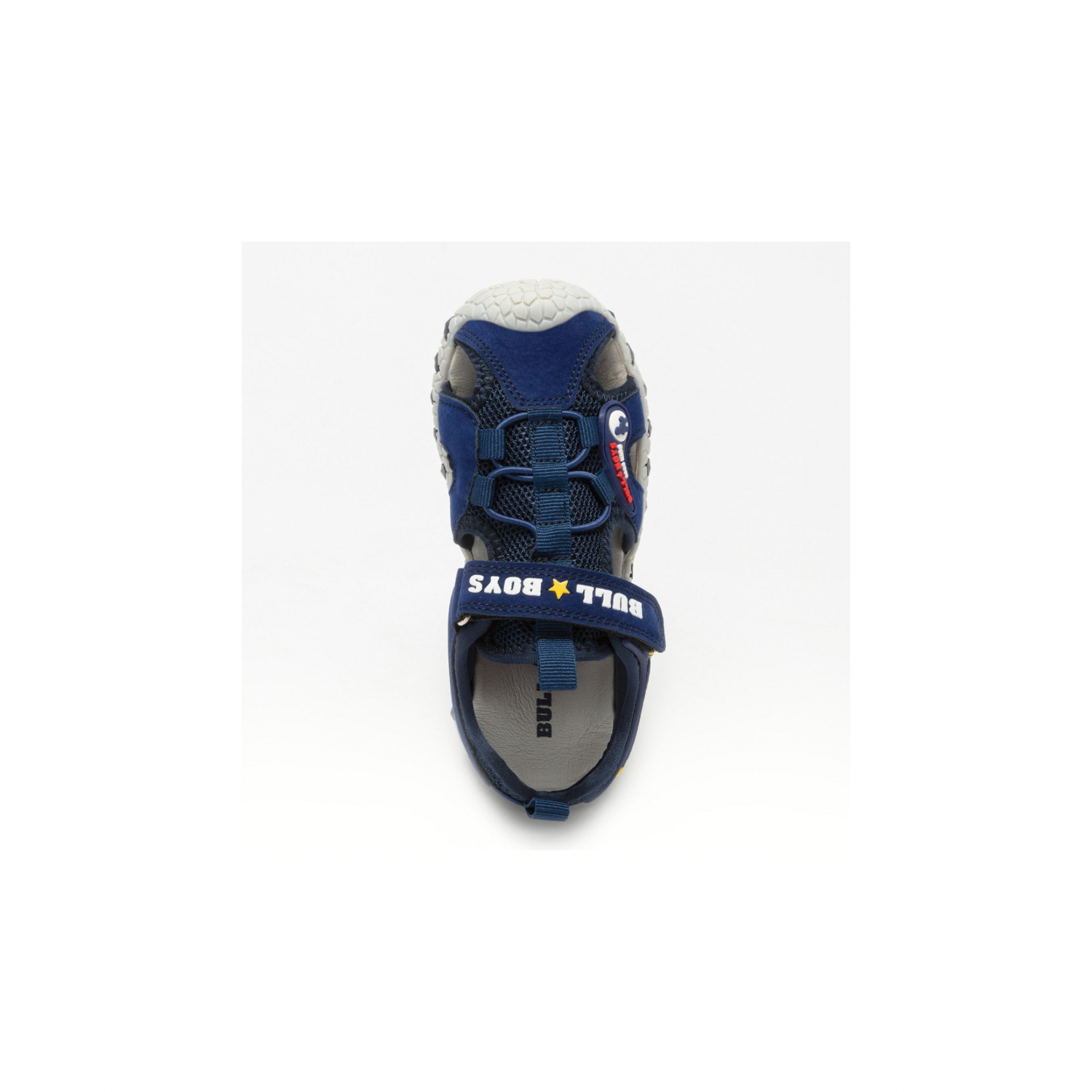 Bull boys - Boys navy light up Dino closed-toe sandal - Velociraptor