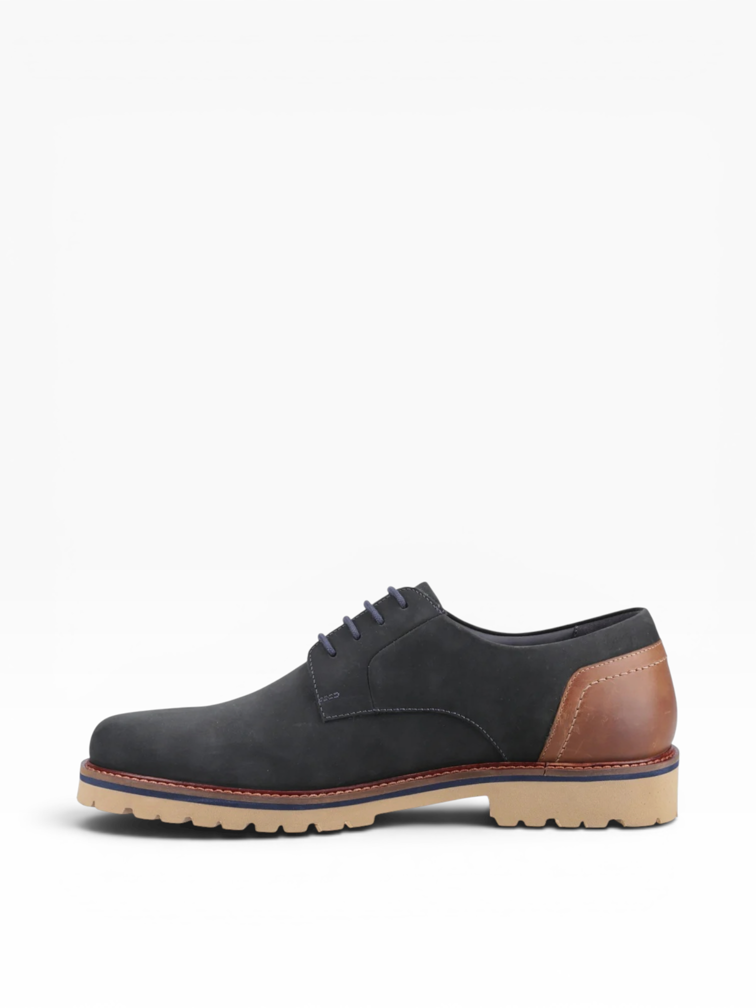 Hush Puppies - Mens navy shoe - Marcus
