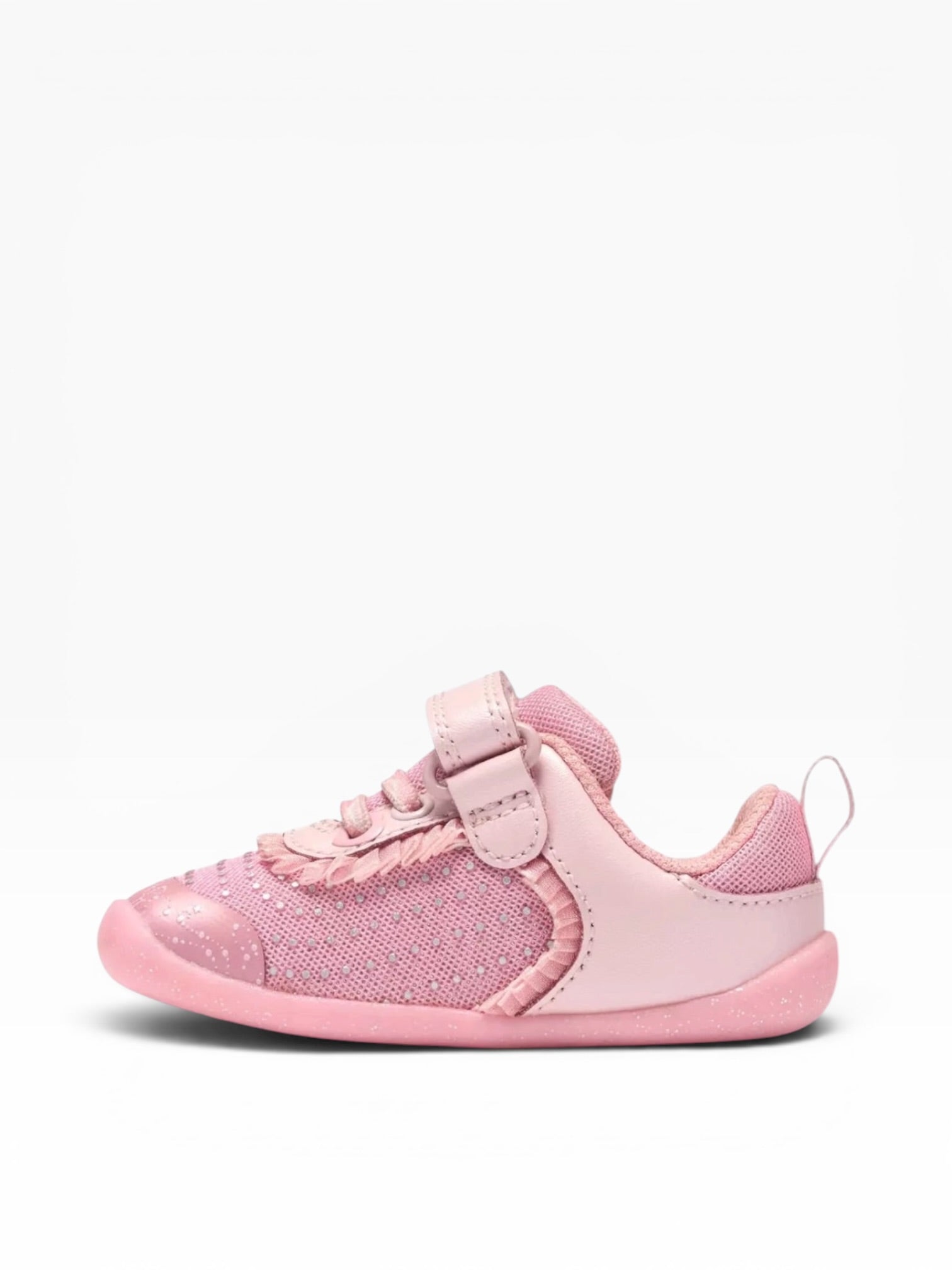 Clarks - Girls pink/glitter pre-walker - Roamer Gleam T