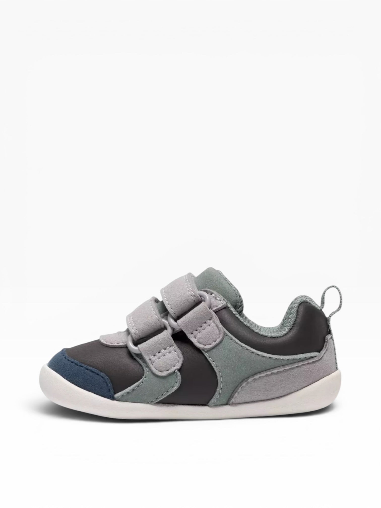 Clarks - Boys grey/teal pre-walker - Roamer Sky T