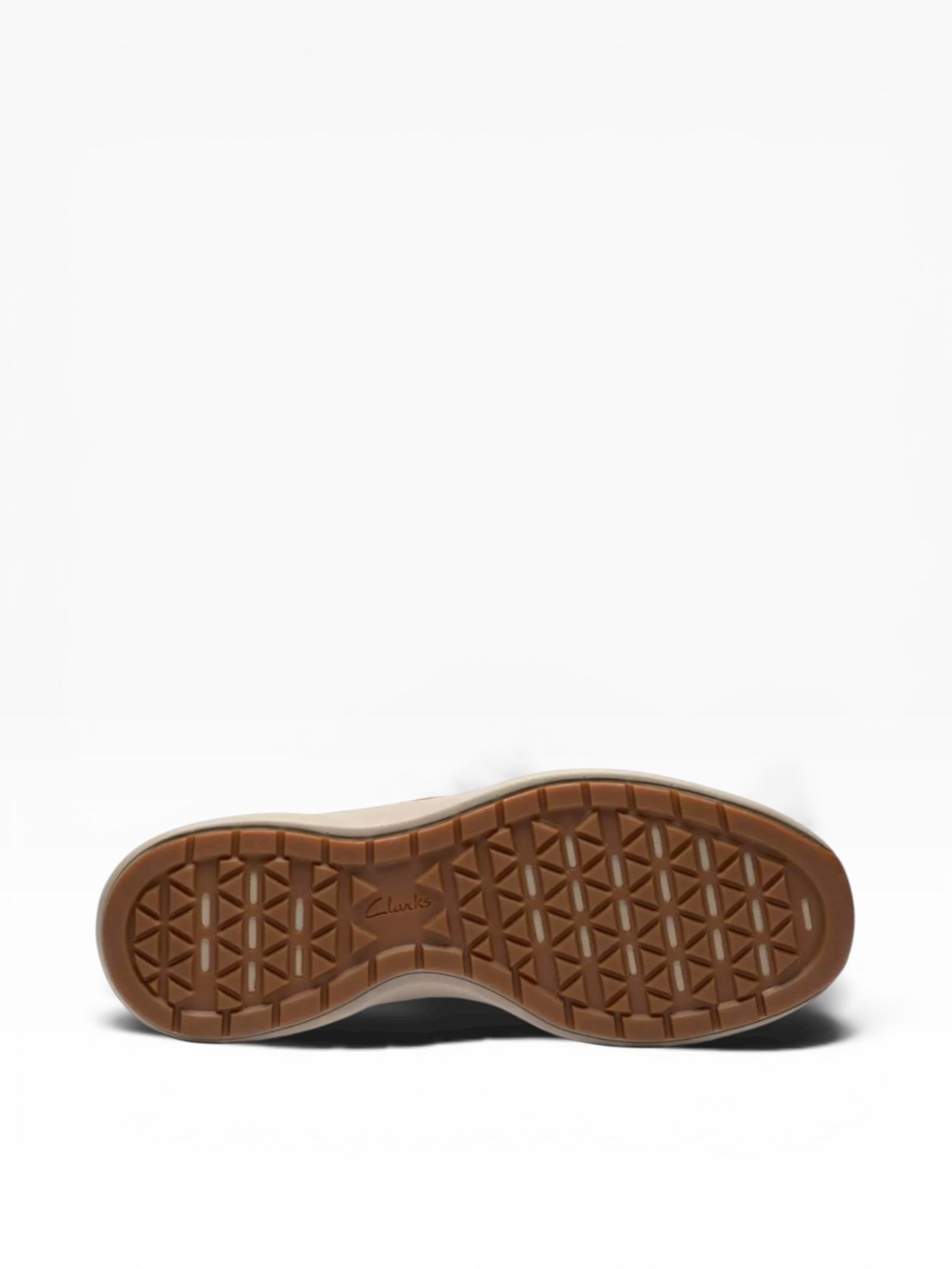 Clarks - Mens brown leather shoe - Mullen Moc