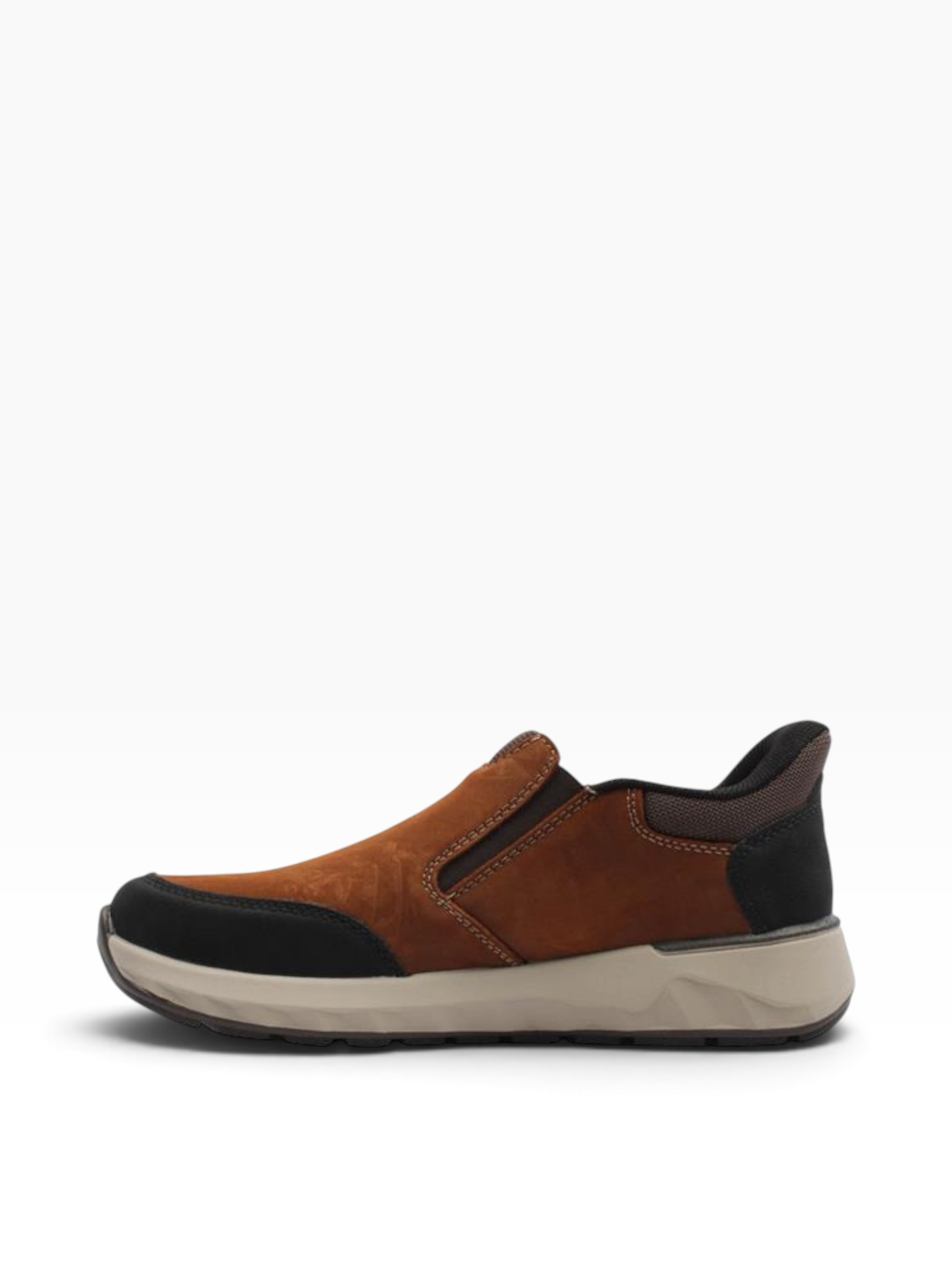 Rieker - Mens tan slip-in shoe - 11551-22