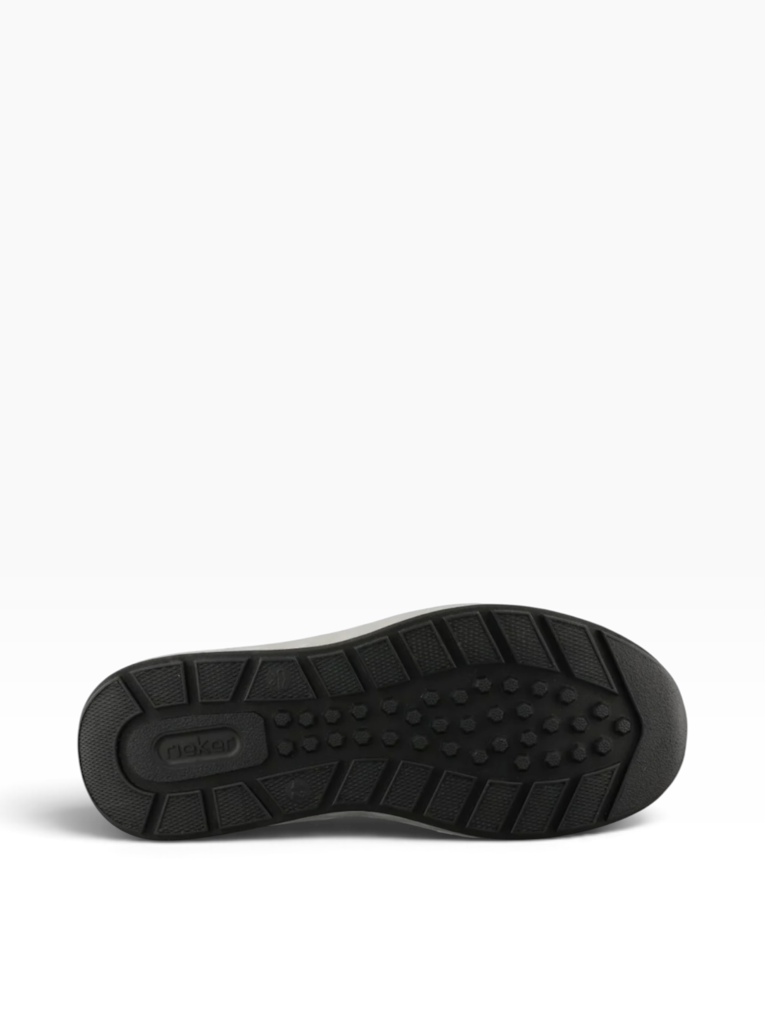 Rieker - Mens navy zip shoe - 11505-14