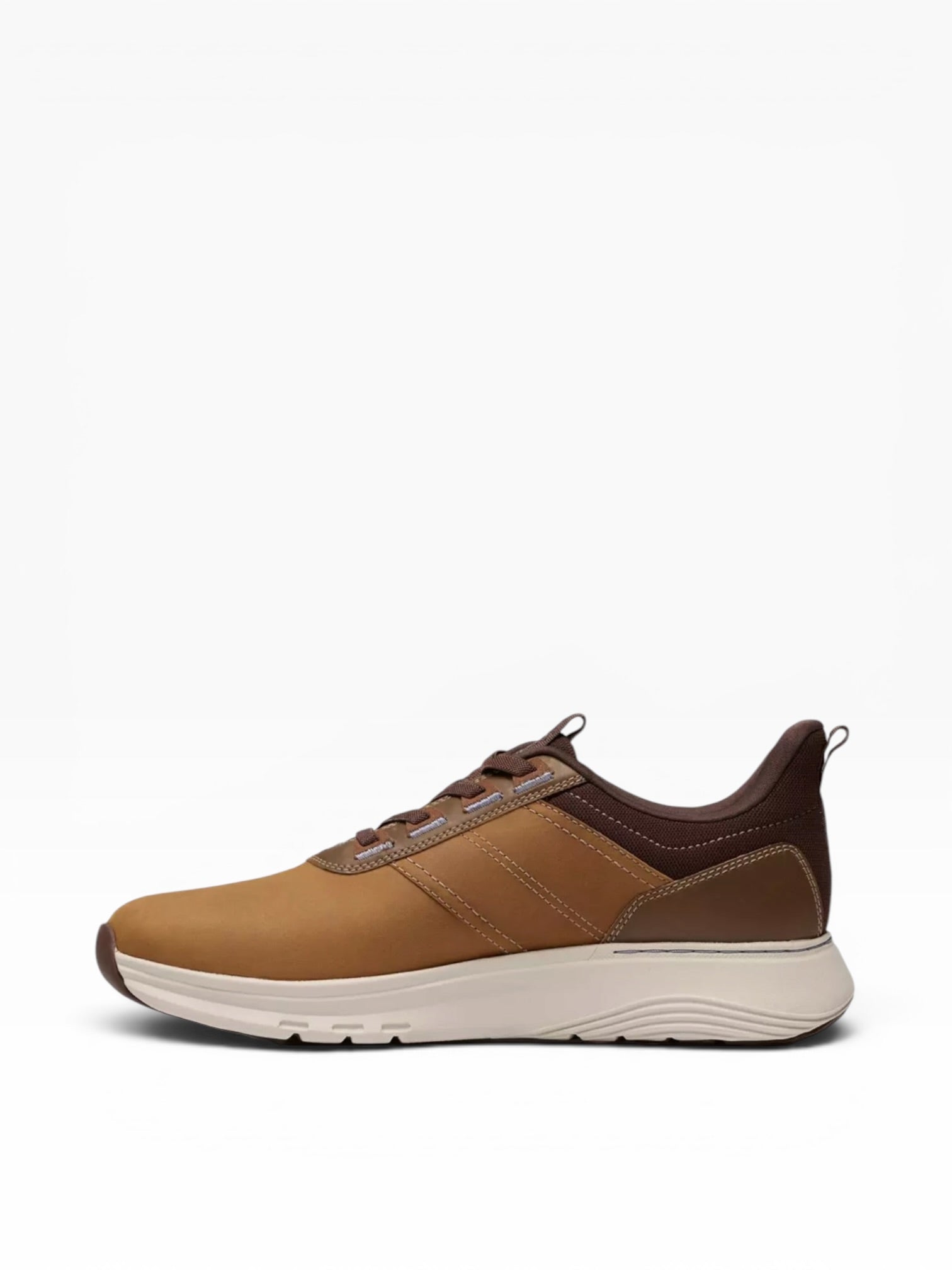 Clarks - Mens slip-on tan shoe - Motion trek LX