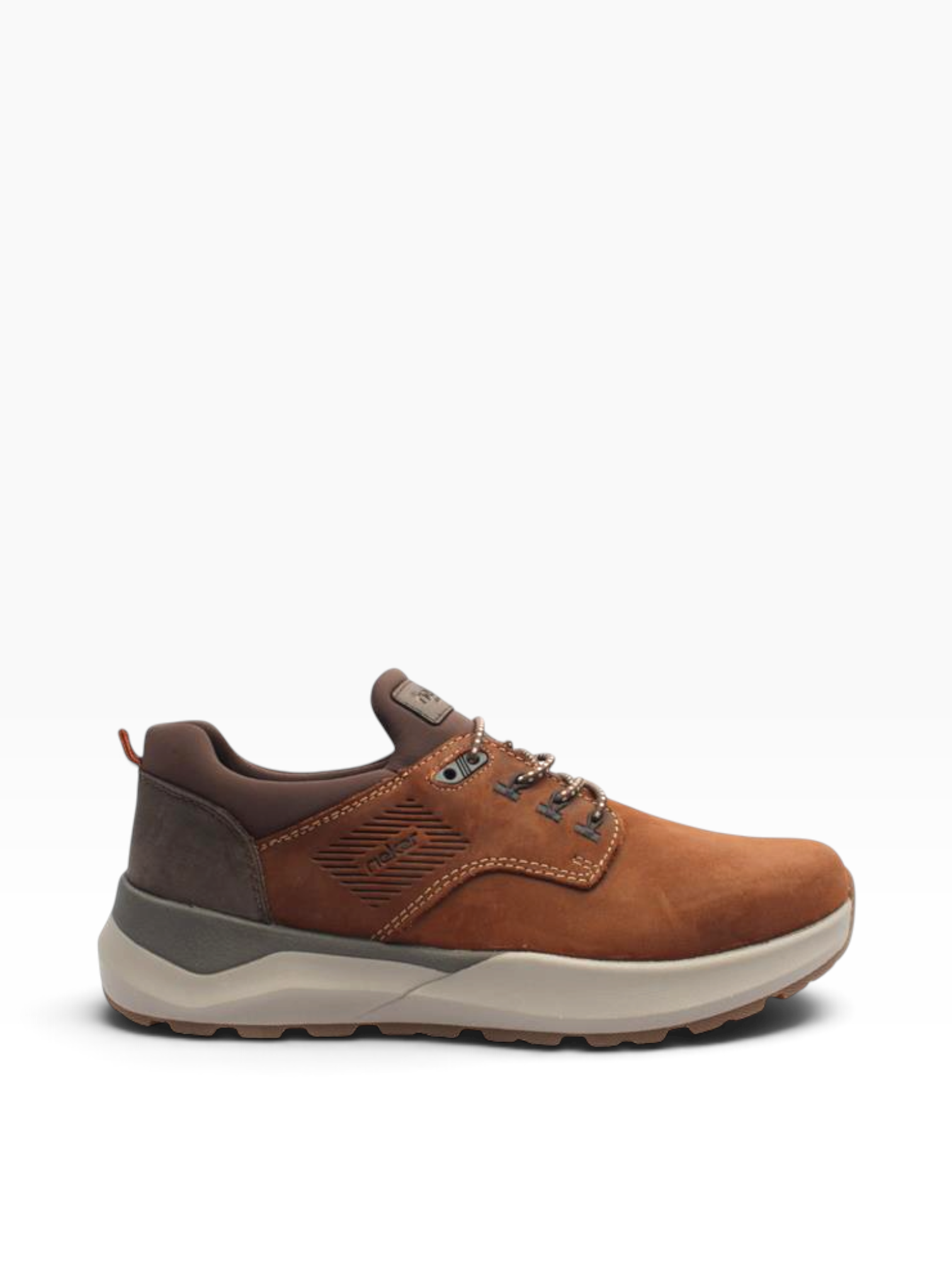 Rieker - Mens tan slip-on shoe - 06050-22