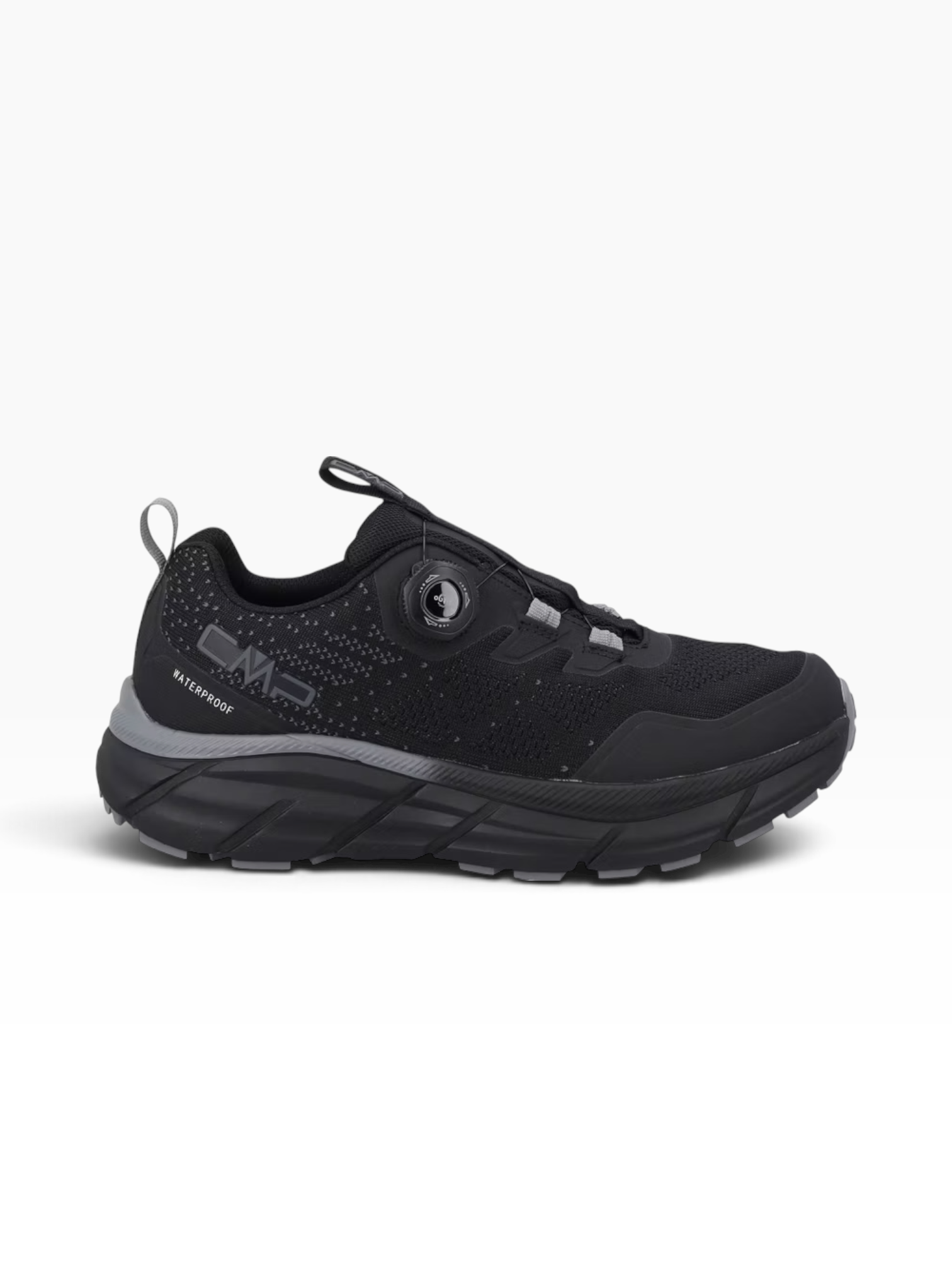 CMP - Mens black/grey twist tie shoe - Rahmsy FitGo