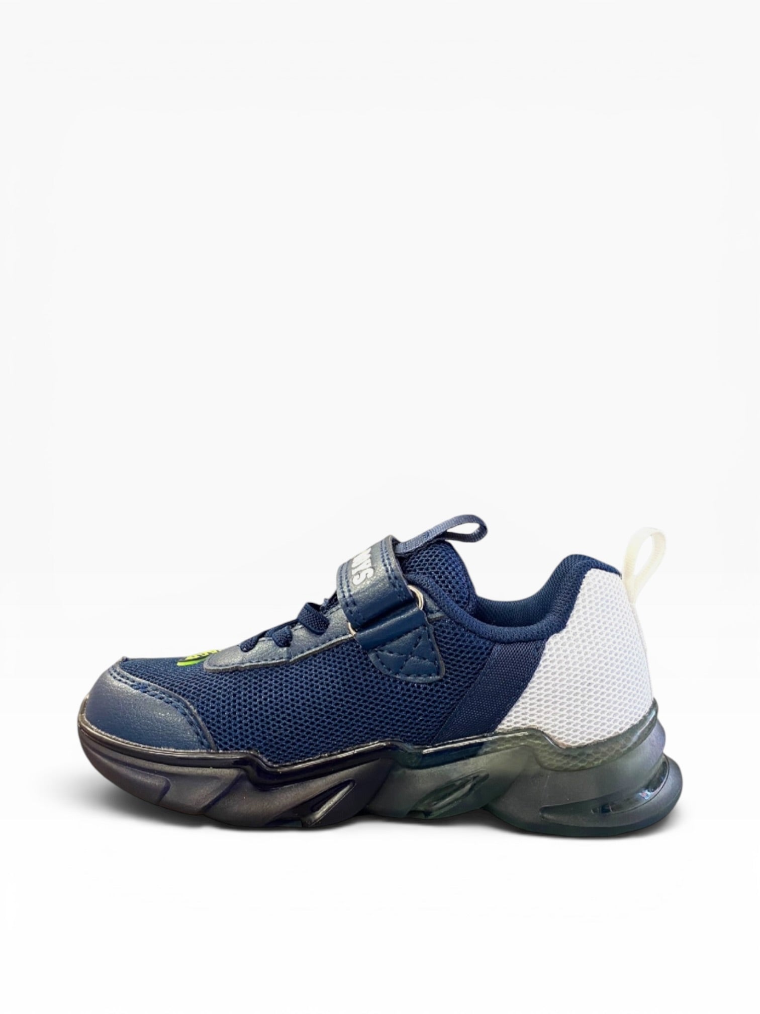 Bull boy - Navy/white dinosaur runner - DNAL3362