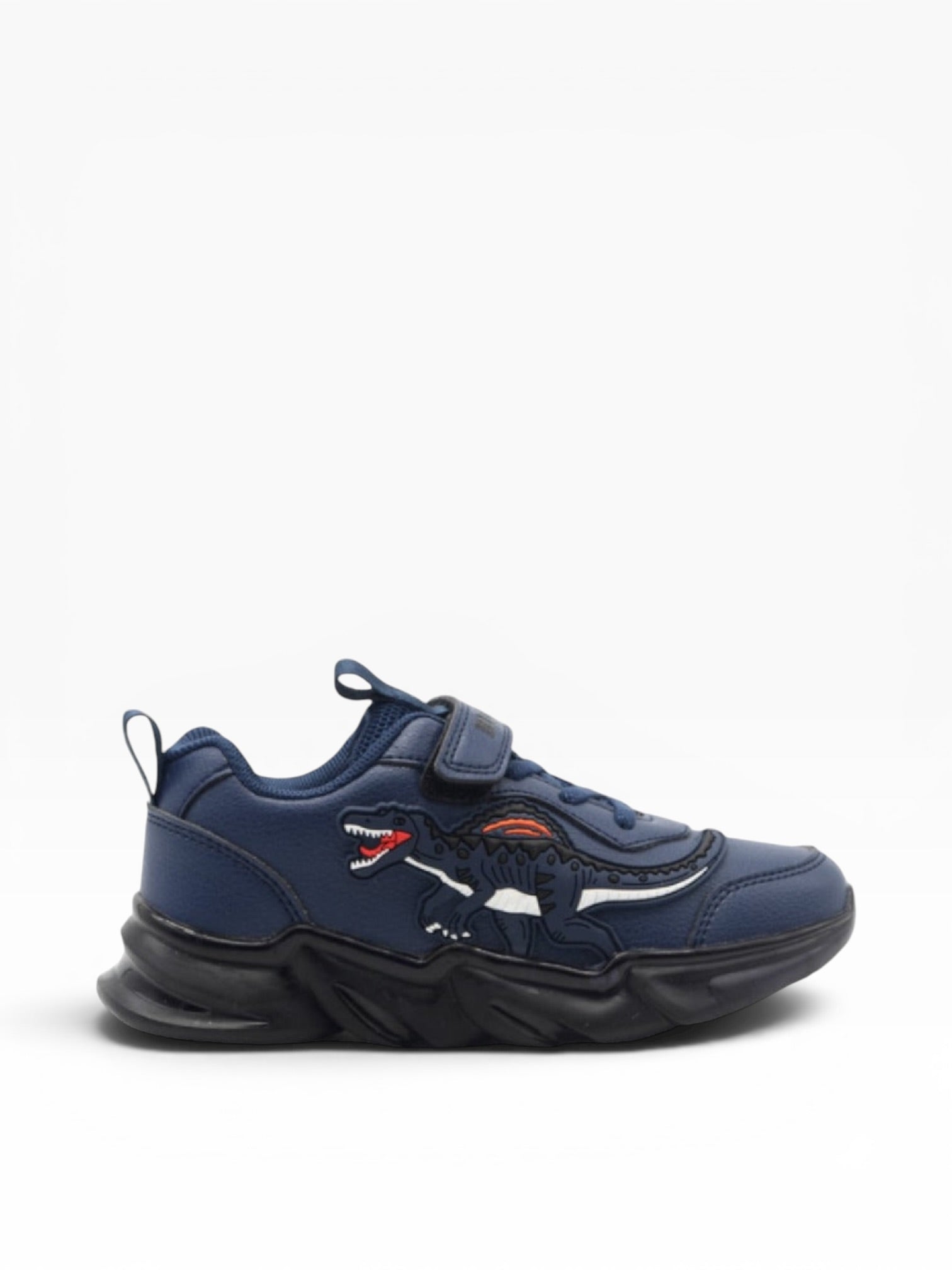 Bull Boys - Boys navy  light-up runner - Spinosauro