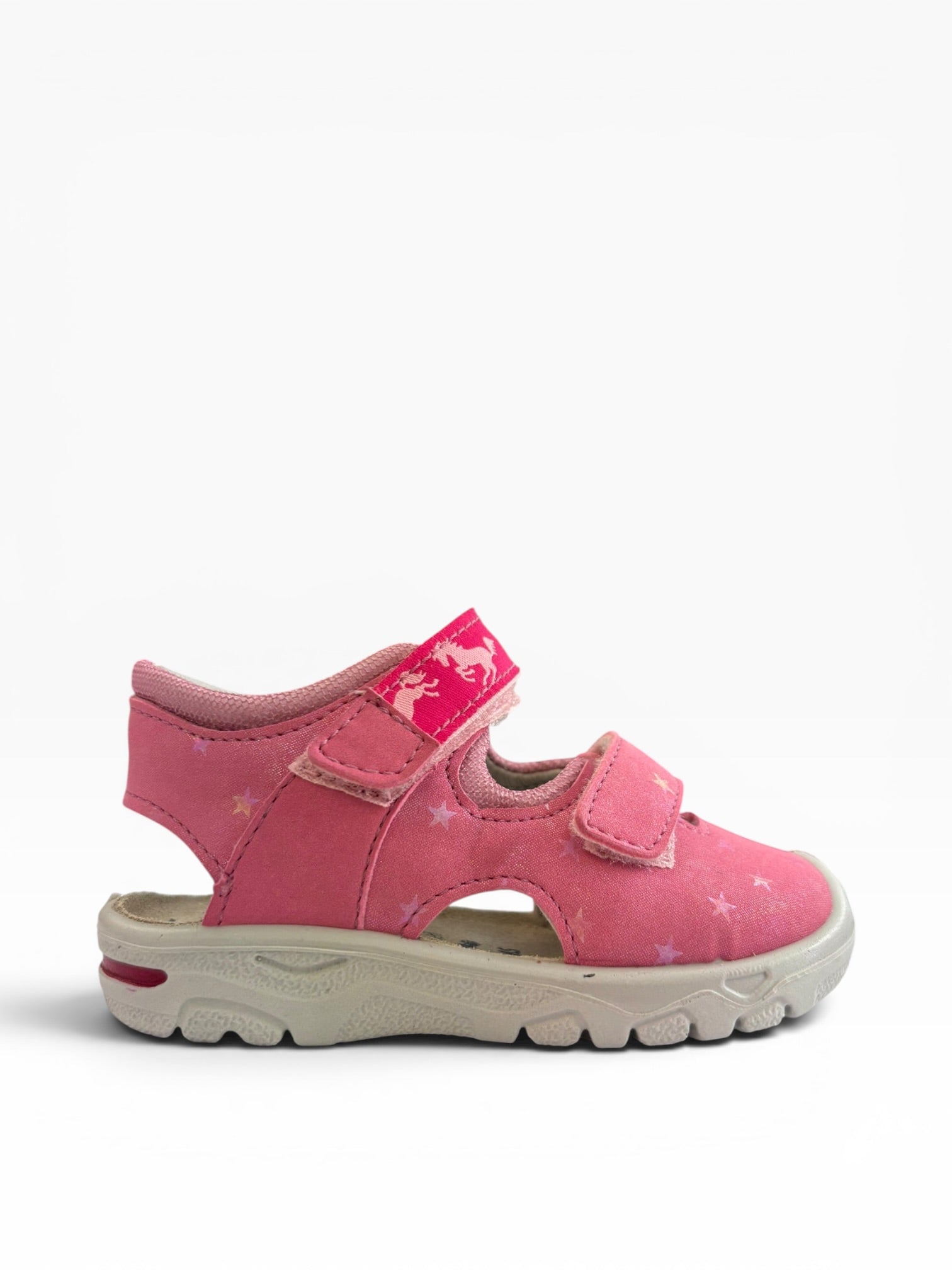 Ricosta - Girls pink closed toe sandal - Dobby