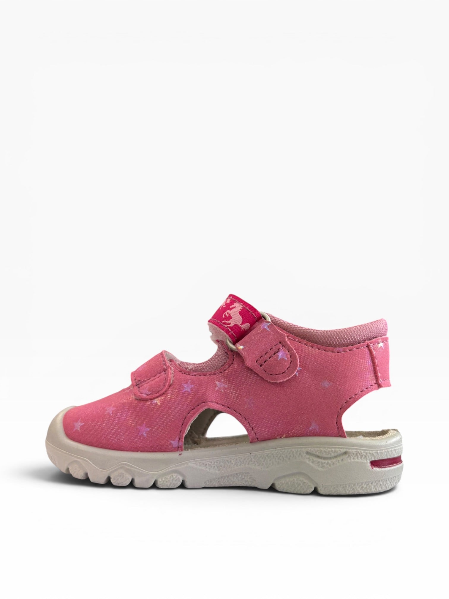 Ricosta - Girls pink closed toe sandal - Dobby