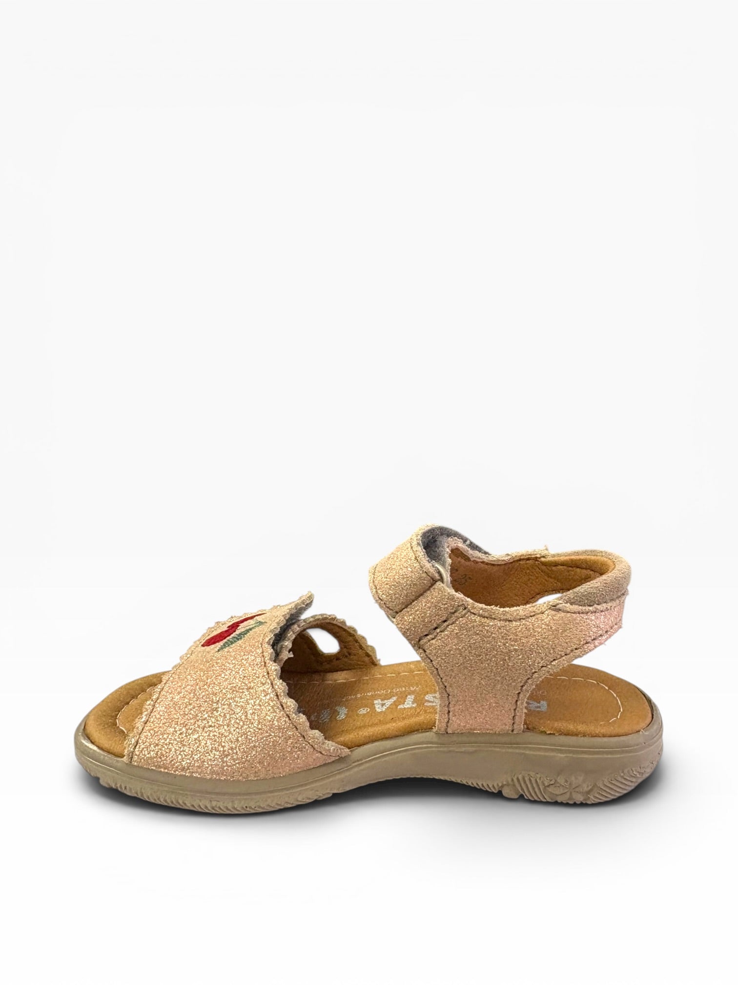 Ricosta - Girls gold/cherry sandal - Mima