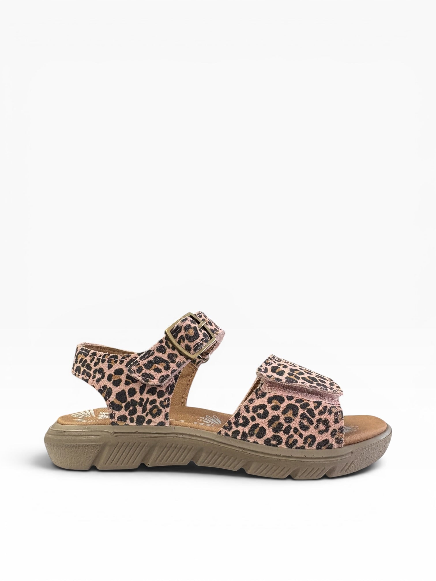 Ricosta - Girls pink leopard print sandal - Samira
