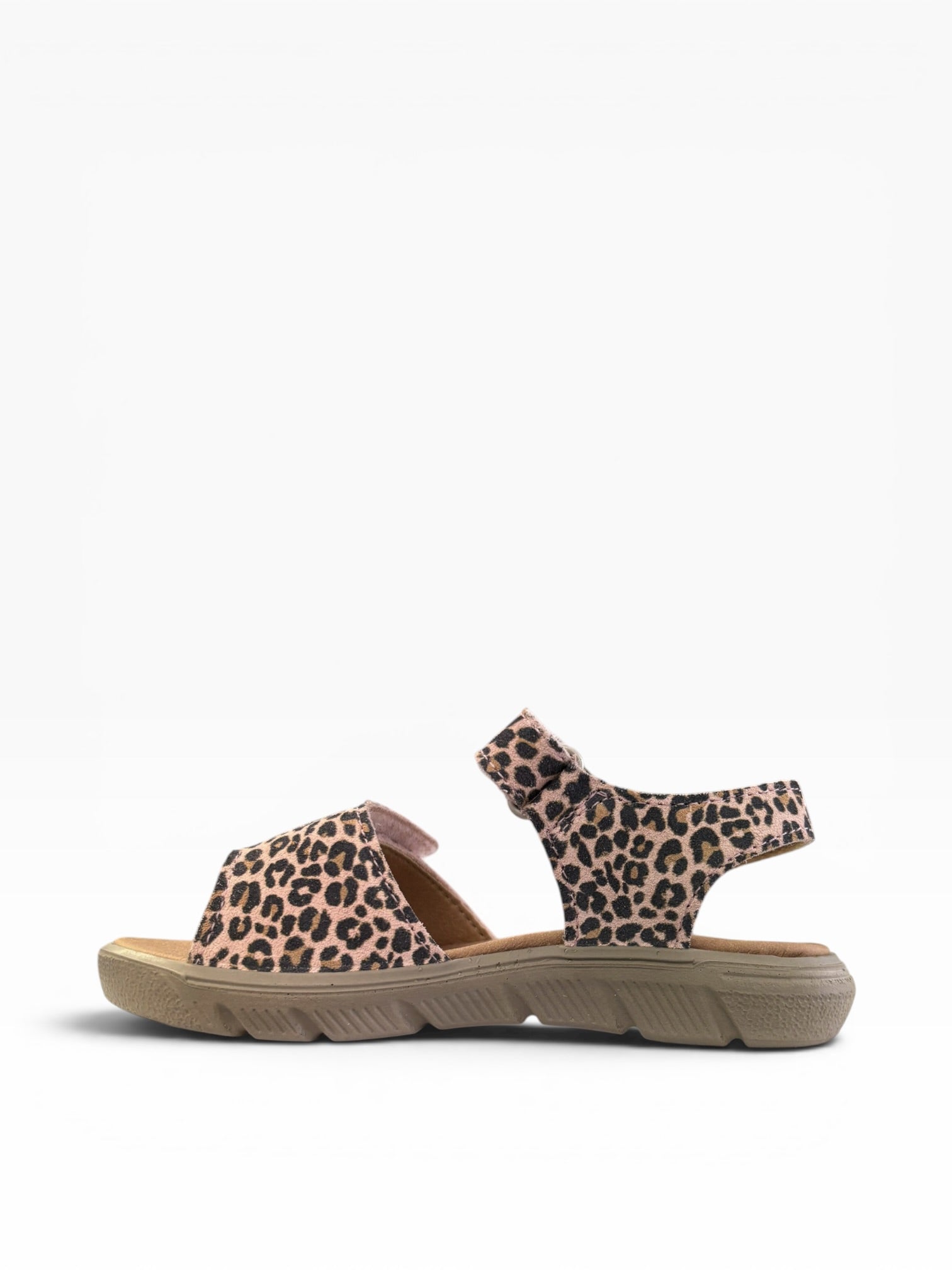 Ricosta - Girls pink leopard print sandal - Samira