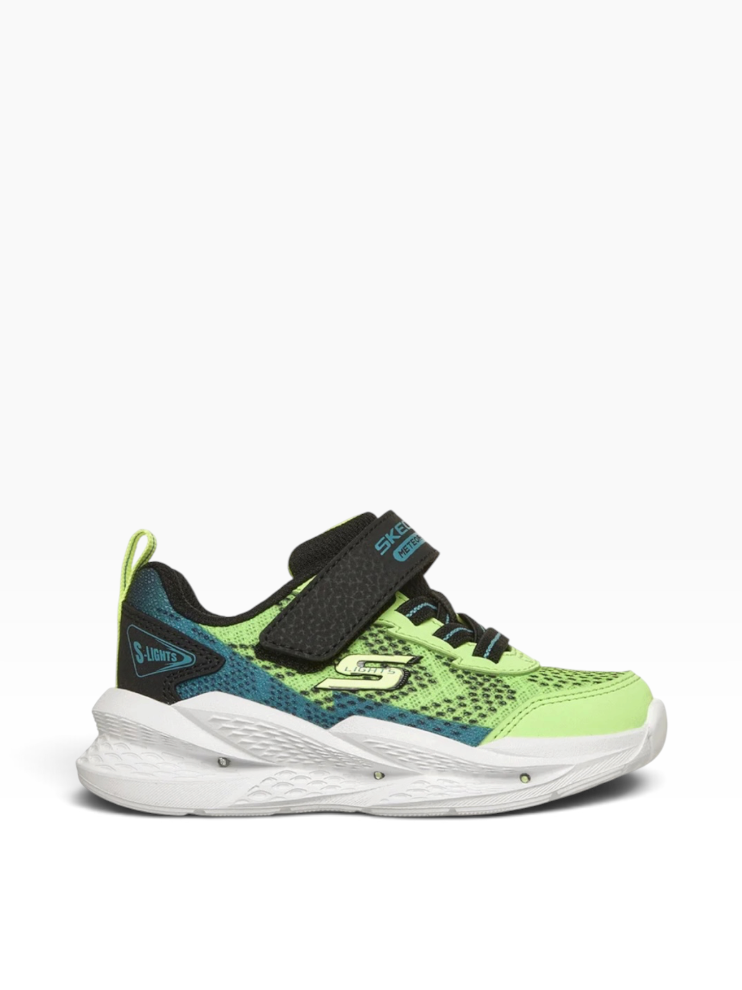 Skechers - Boys lime/black runner - Meteor lights 2.0