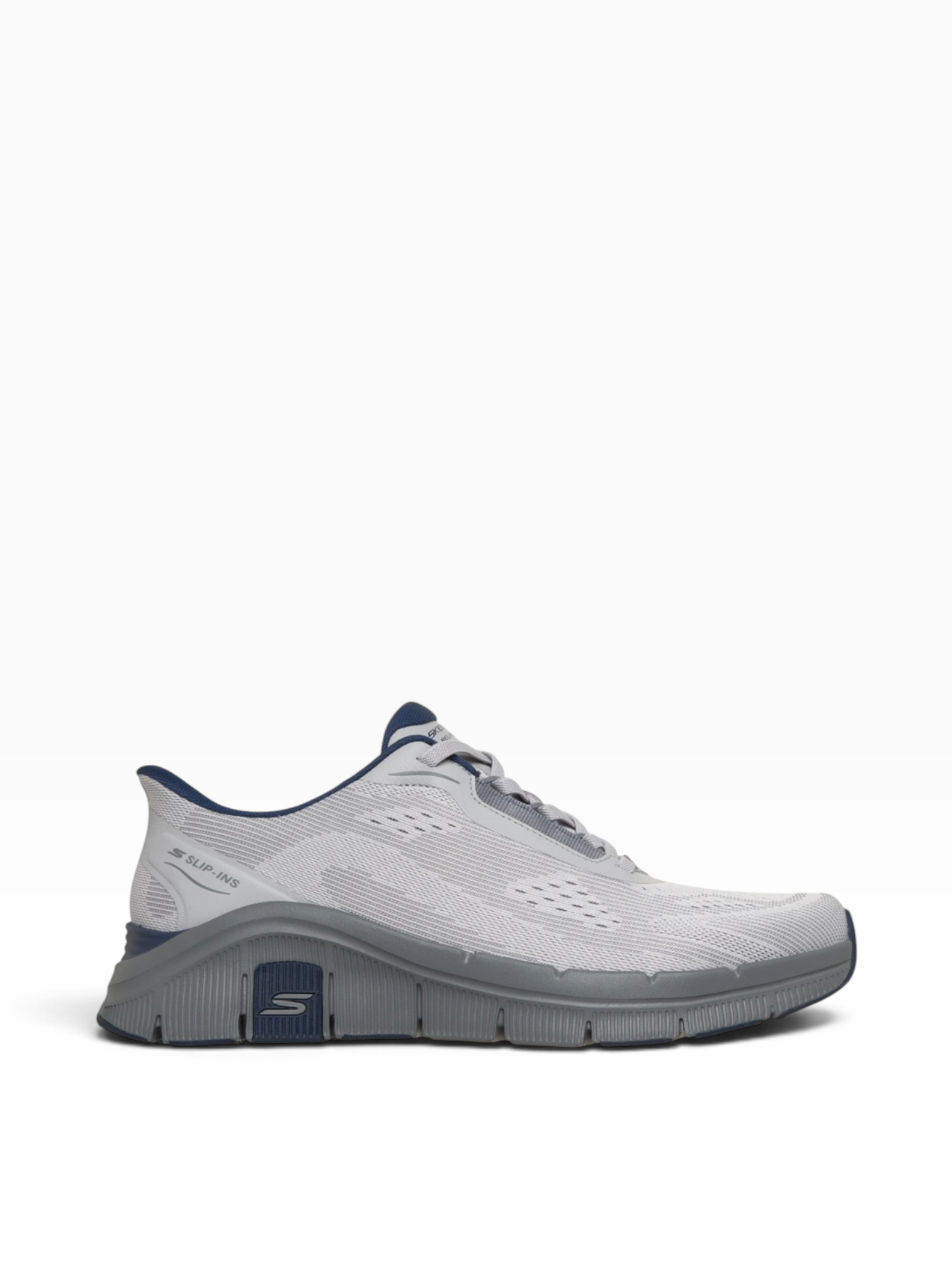 Skechers - Mens grey/navy runner - Zayder