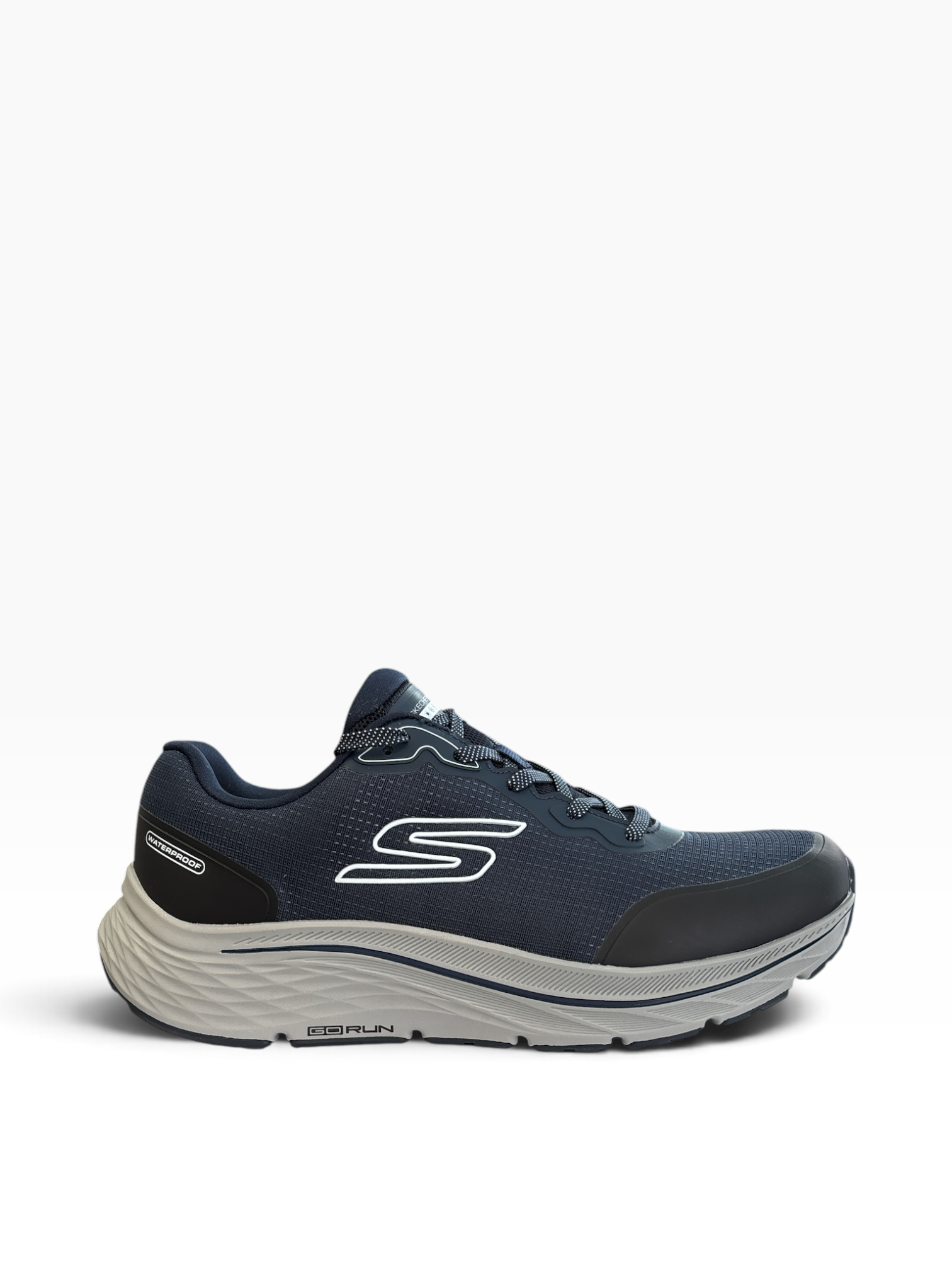 Skechers - Mens navy/grey waterproof runner - Go run consistent 3