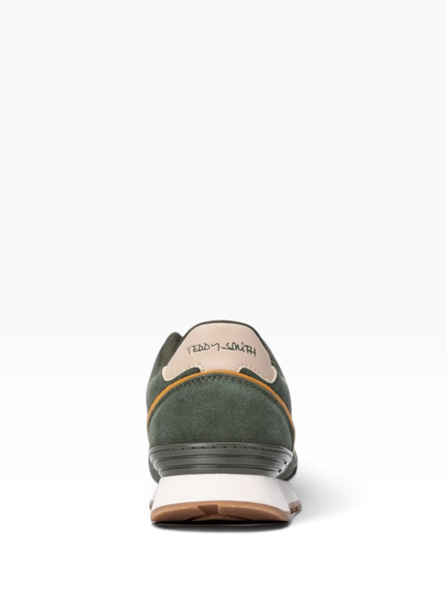Teddy smith - Mens green/mustard runner - 121015