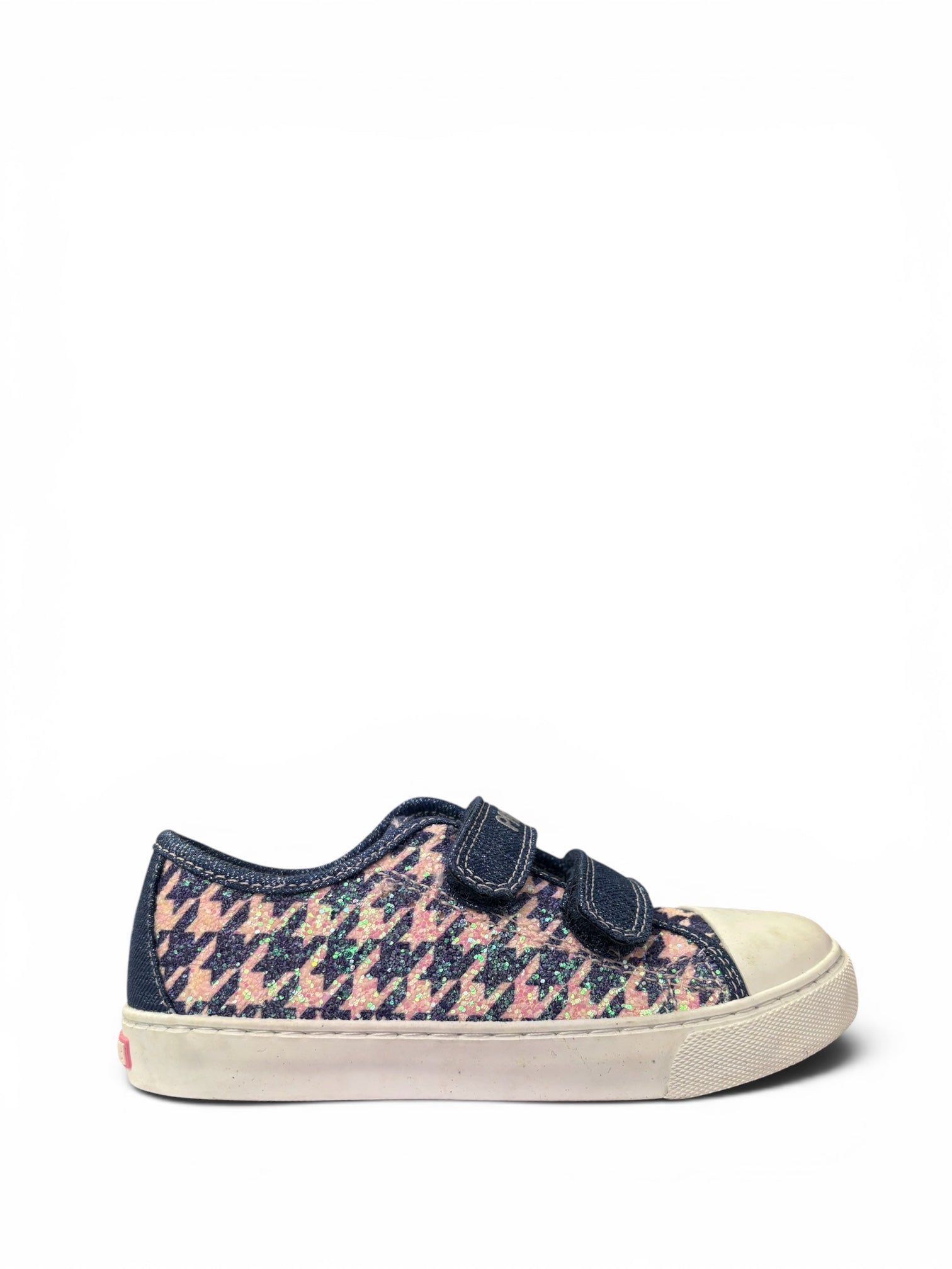 Pablosky - Girls Navy & Pink Glitter Canvas Shoe - 968420
