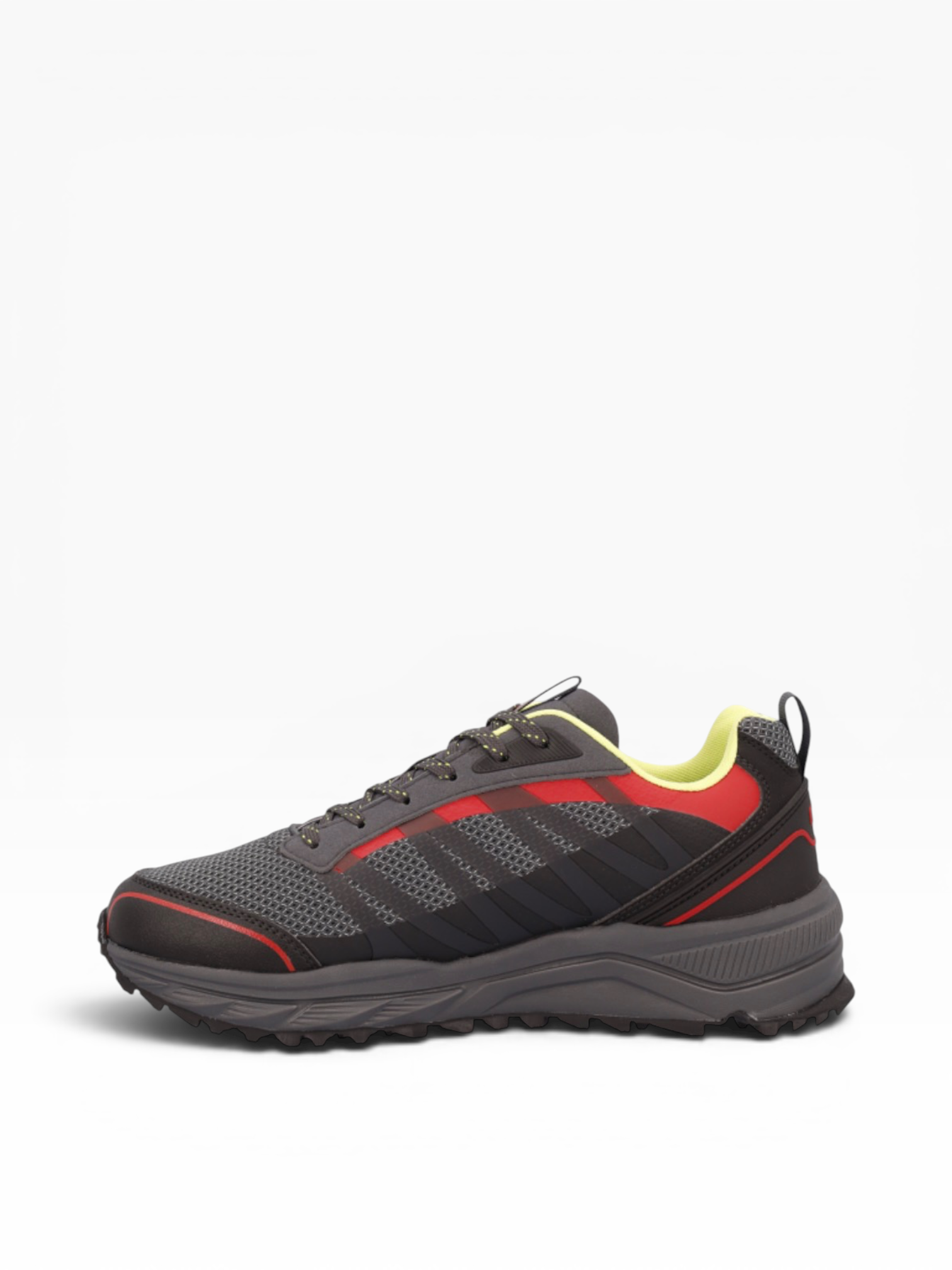 CMP - Mens black/red/yellow shoe - Helnait Fast hiking shoe WP