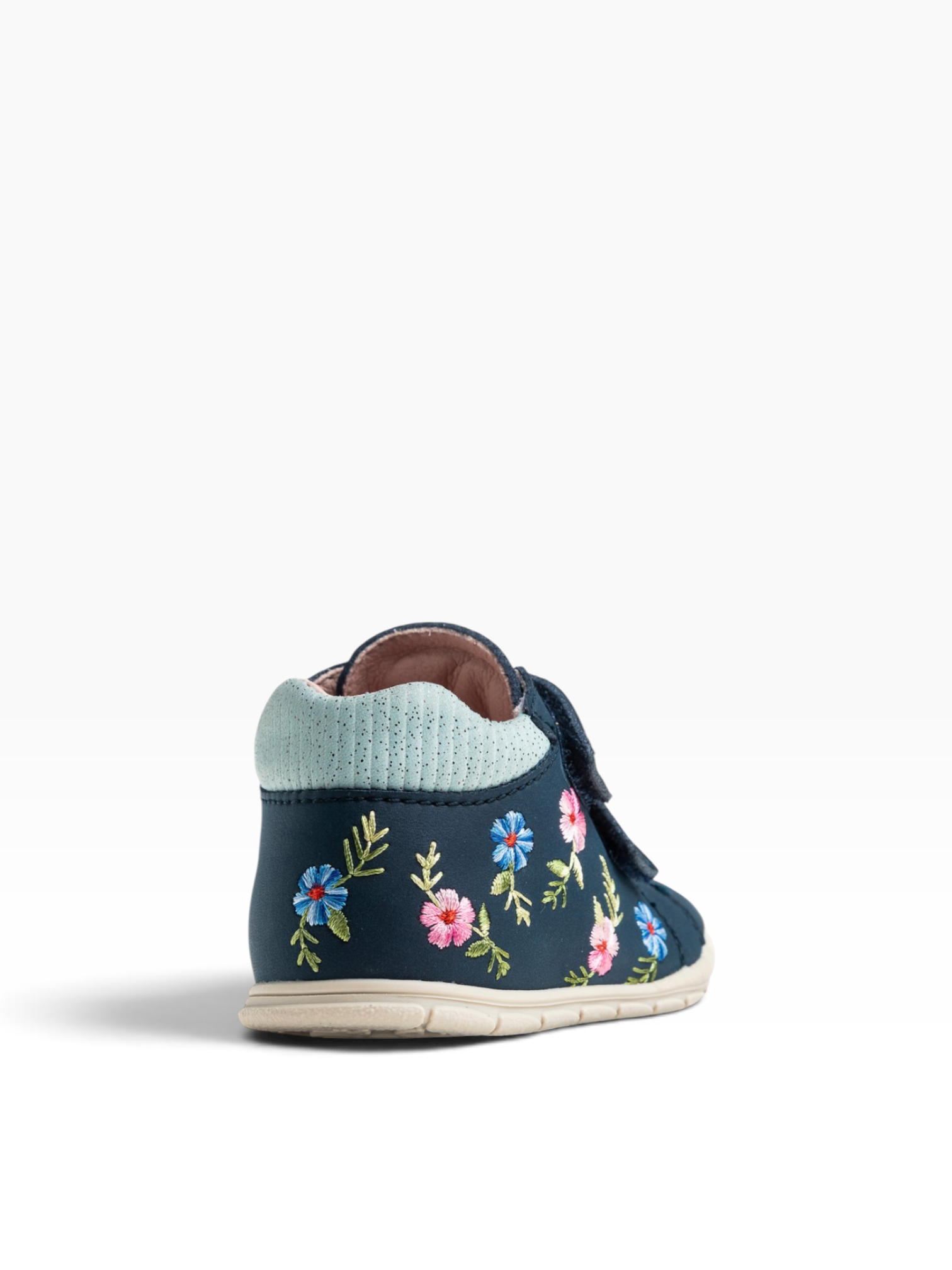 Pablosky - Girls navy/flower boot - 075924