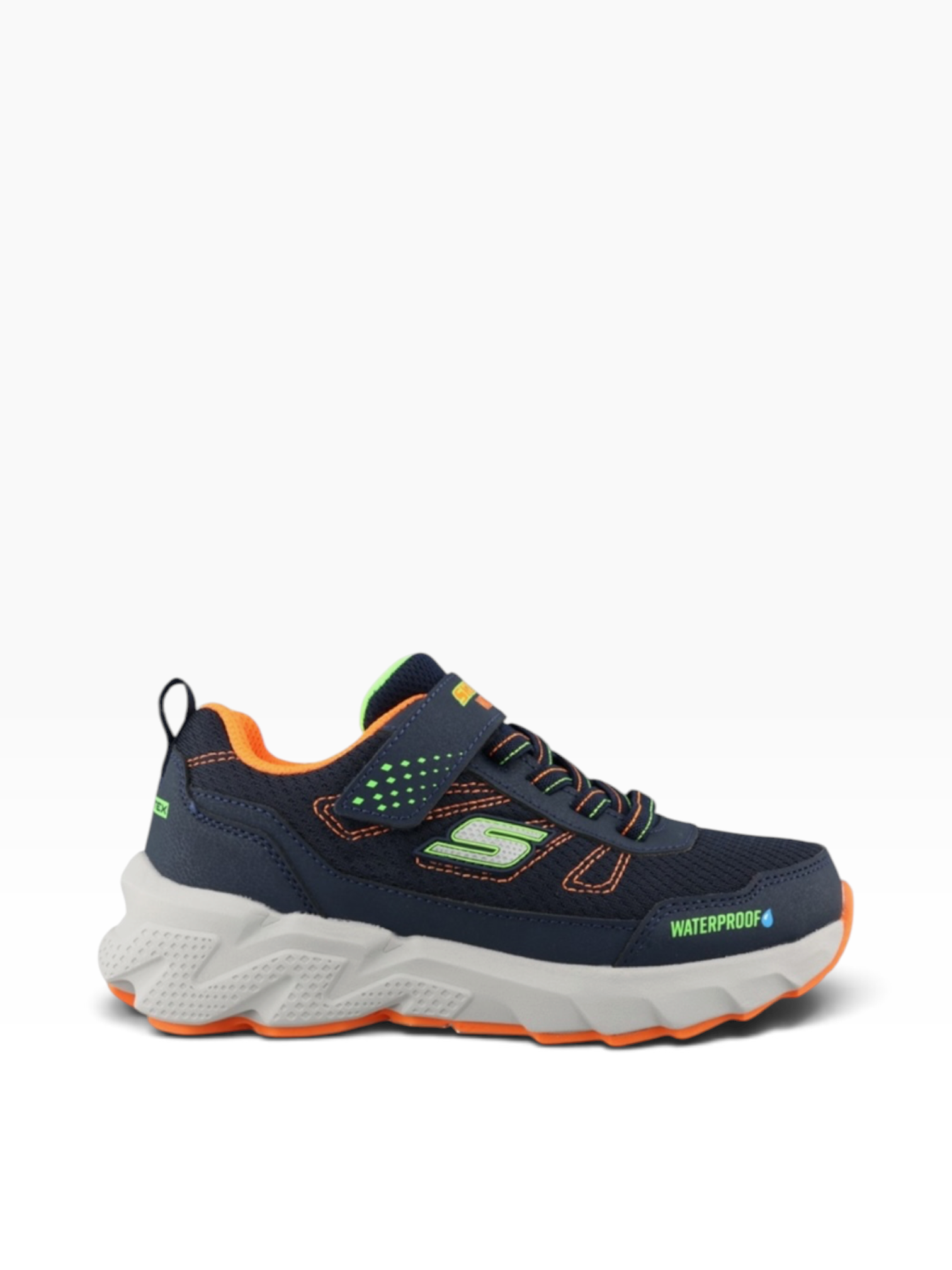 Skechers - Boys navy/orange waterproof runner - Aquavek