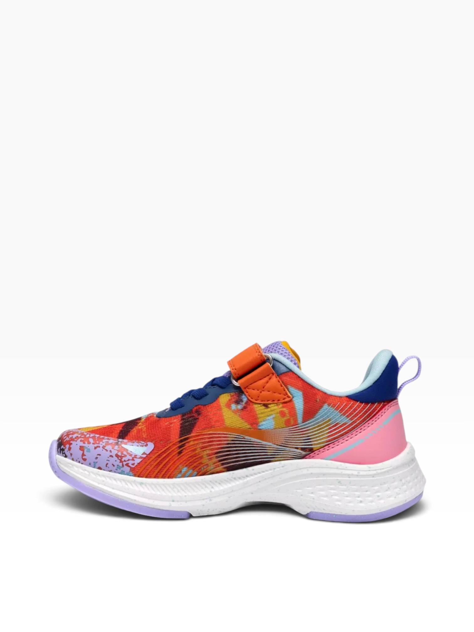 Clarks - Girls orange/multi runner - Lumen hero k