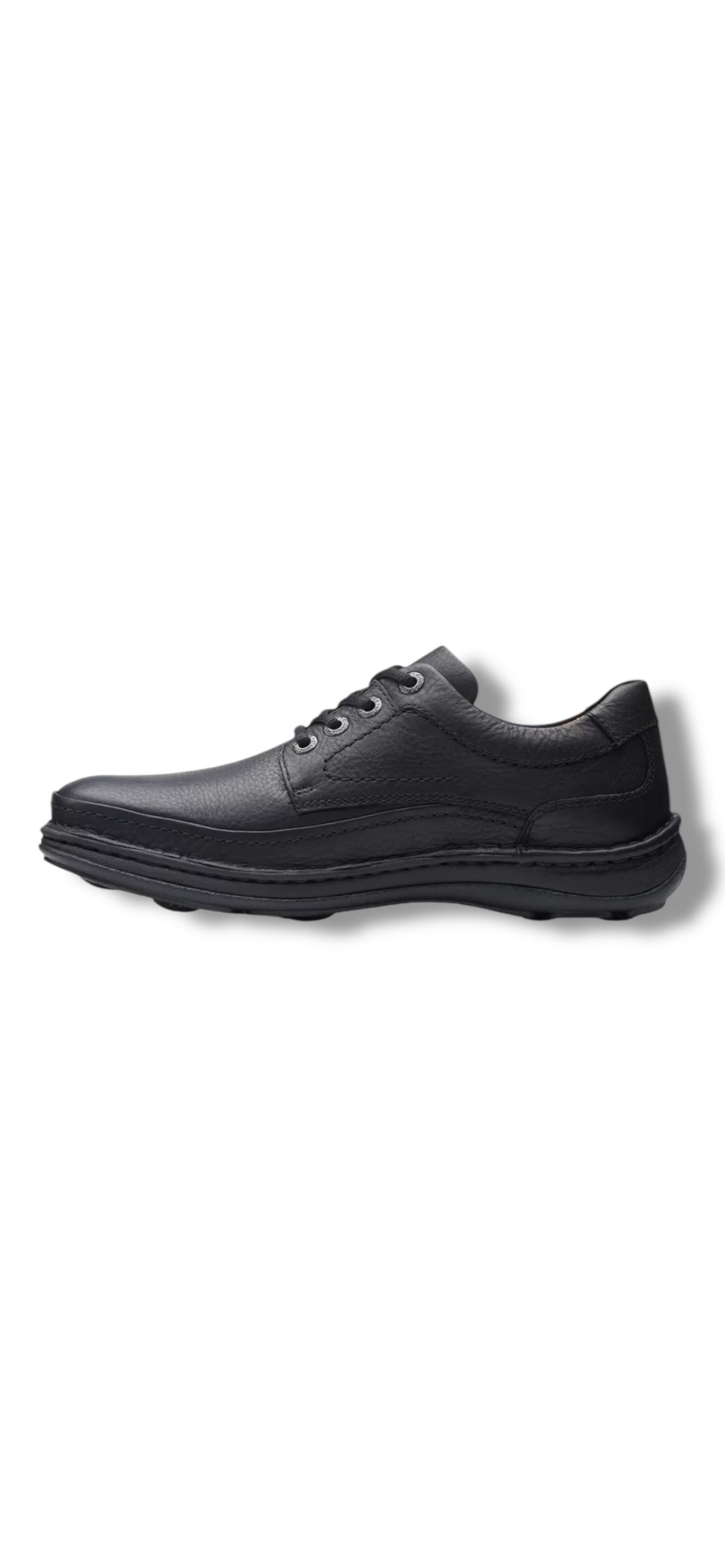 Clarks - Men’s black leather shoe - Nature Three