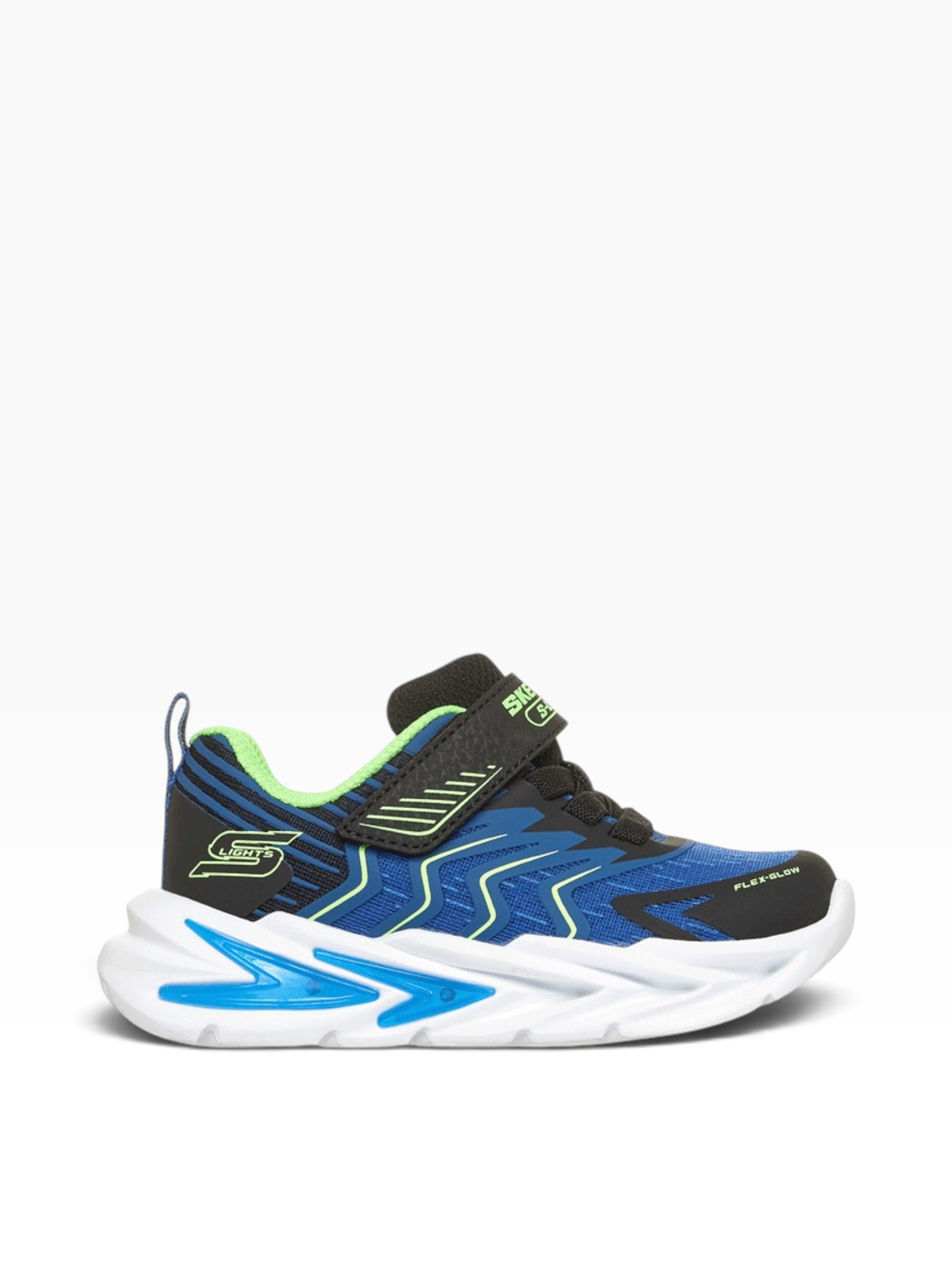 Skechers - Boys blue/lime runner - prism-pacer