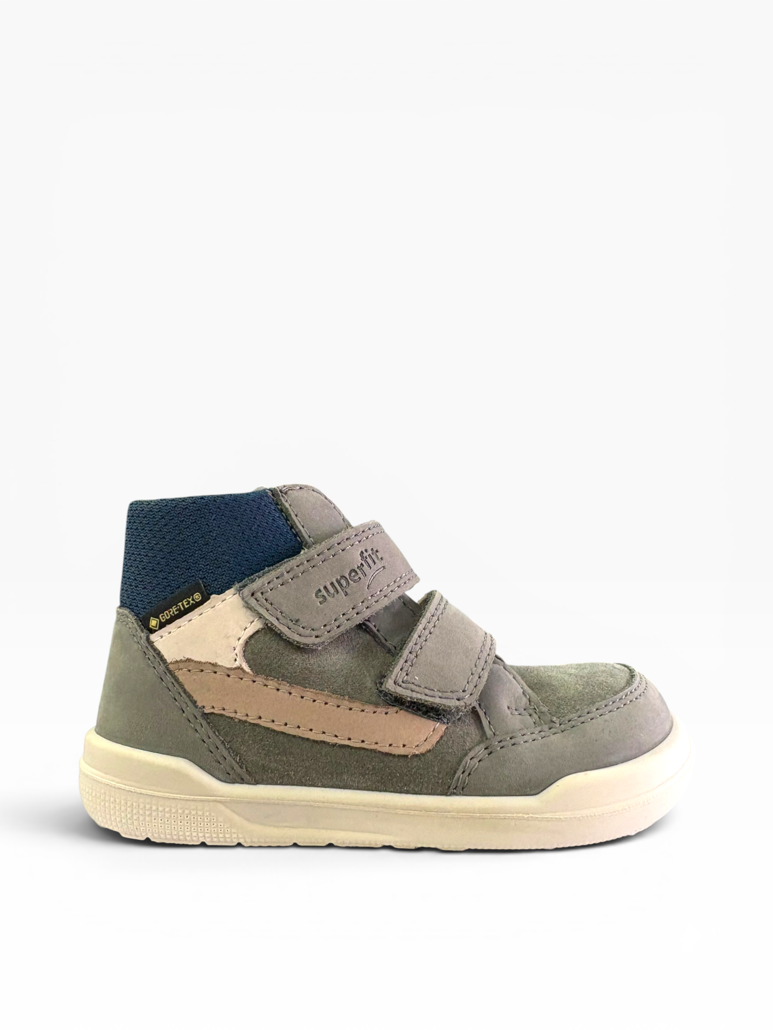 Superfit - Boys khaki/navy boot - Superfree 2.0