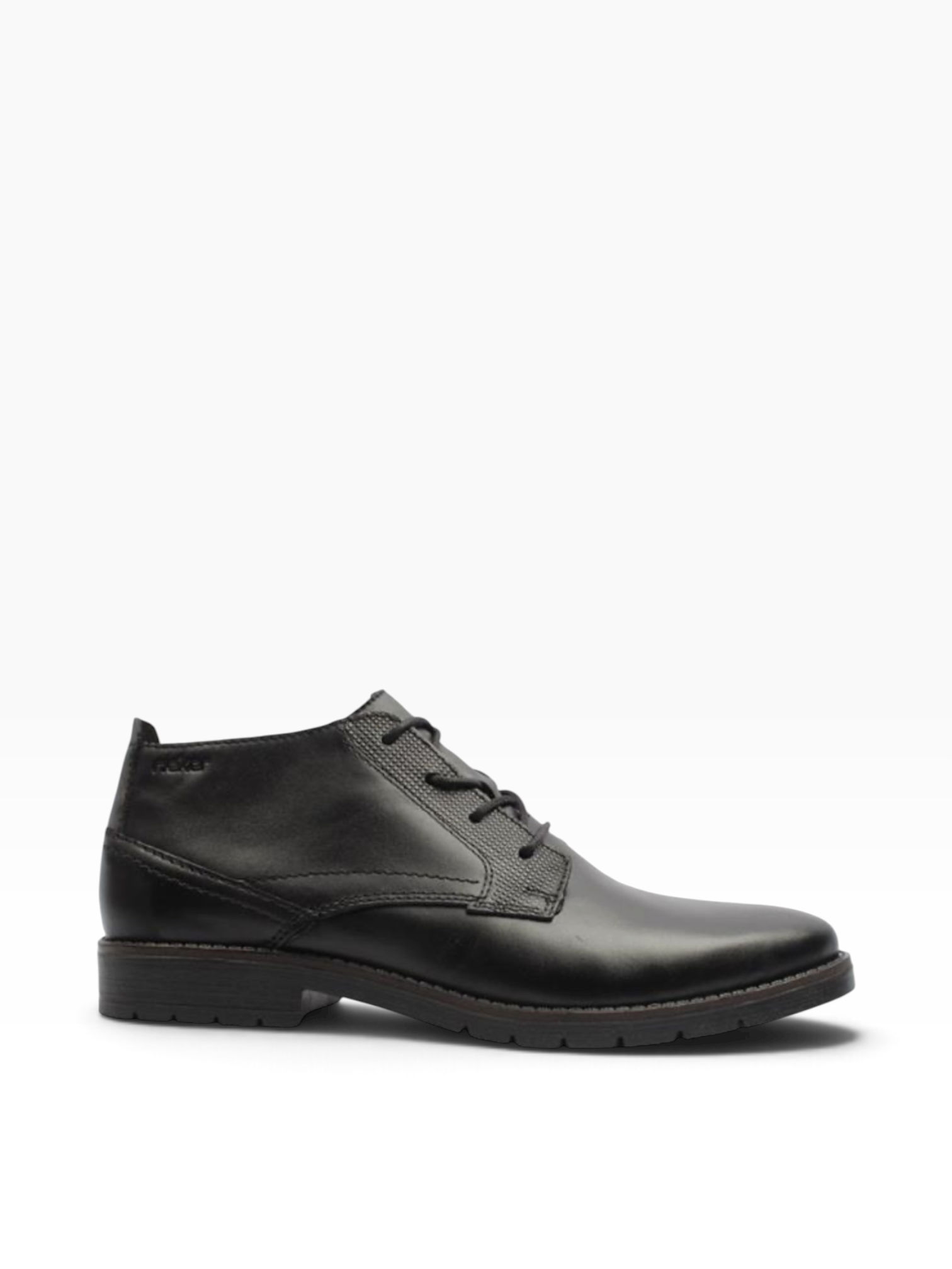 Rieker - Mens black mid boot - 13902-00
