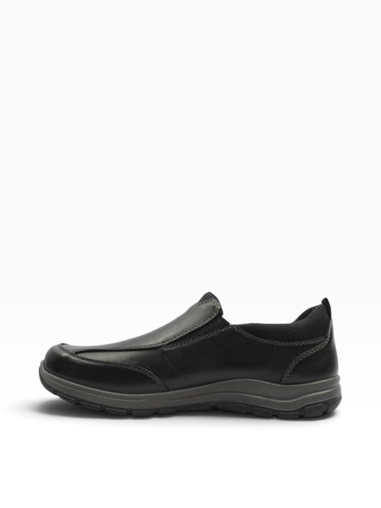 Rieker - Mens black slip on shoe - 03658-00