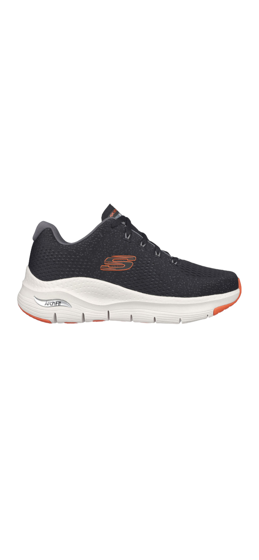 Skechers - men’s arch fit runner - black/orange Takar