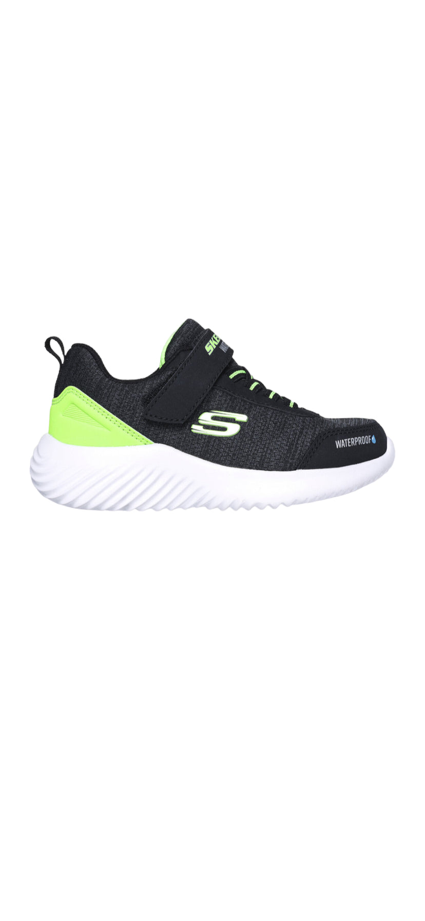 Skechers - Boys waterproof runner - black/lime dripper drop